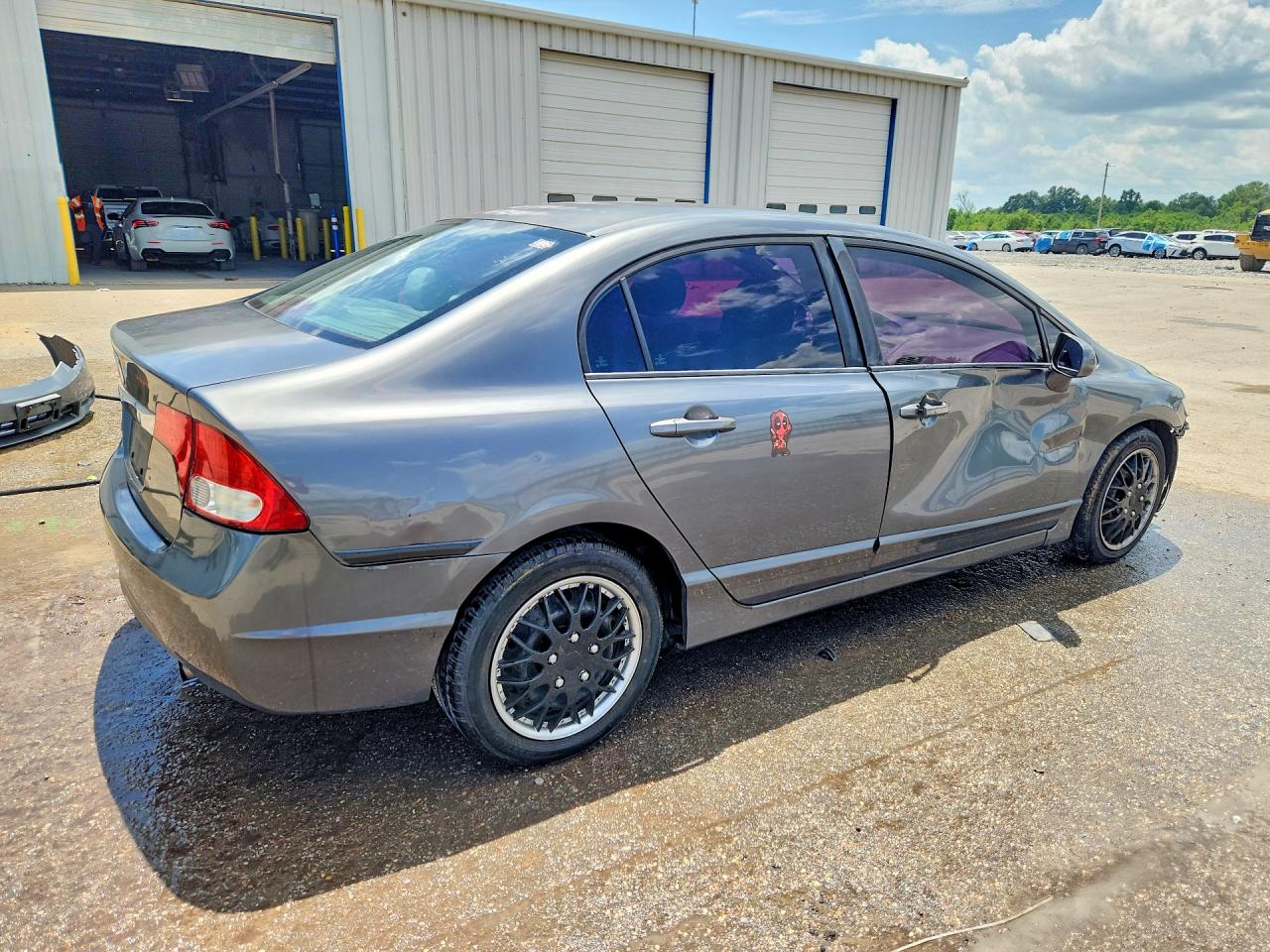 2011 Honda Civic Lx Gray vin: 19XFA1F55BE044523