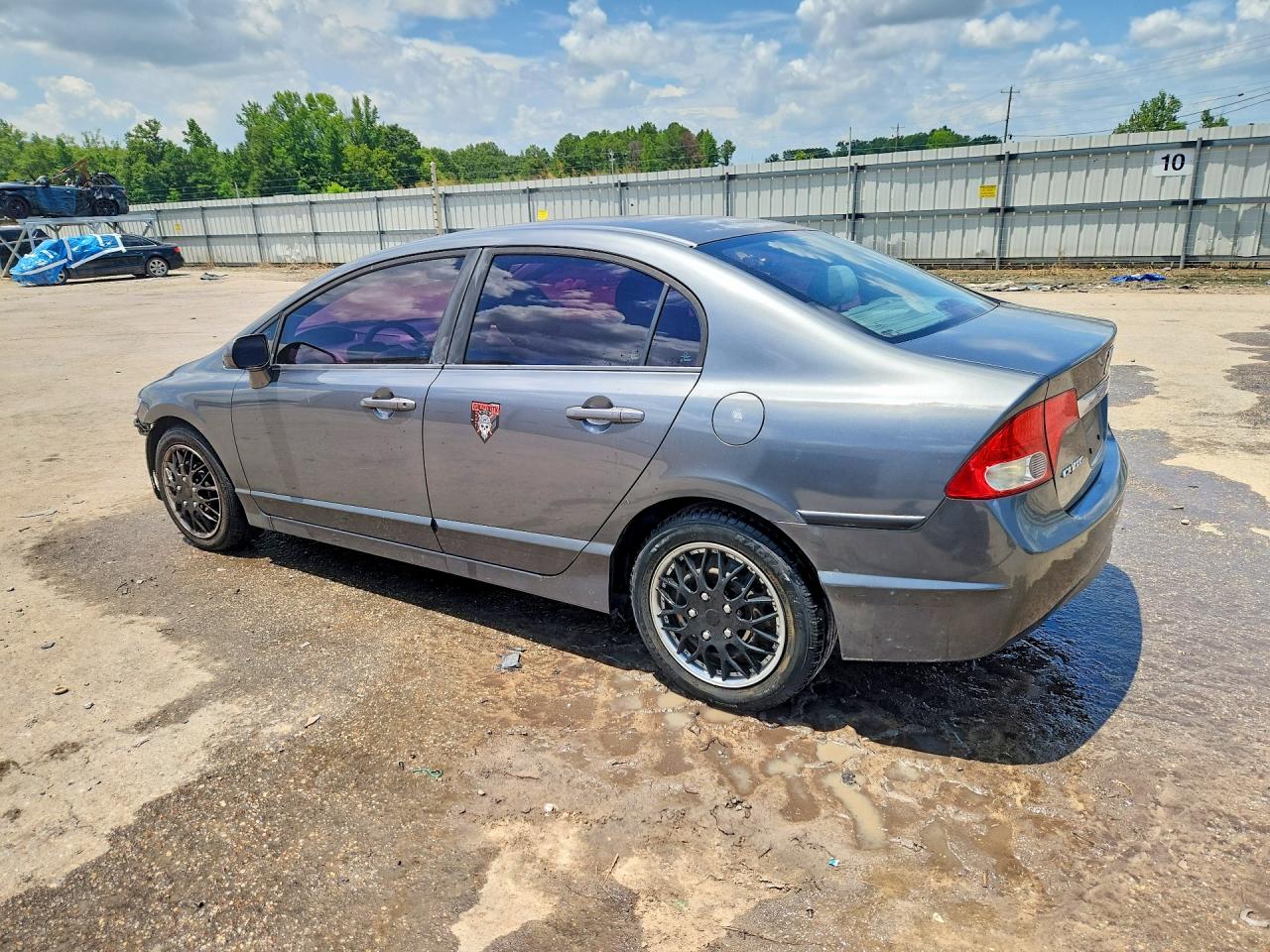 2011 Honda Civic Lx Gray vin: 19XFA1F55BE044523