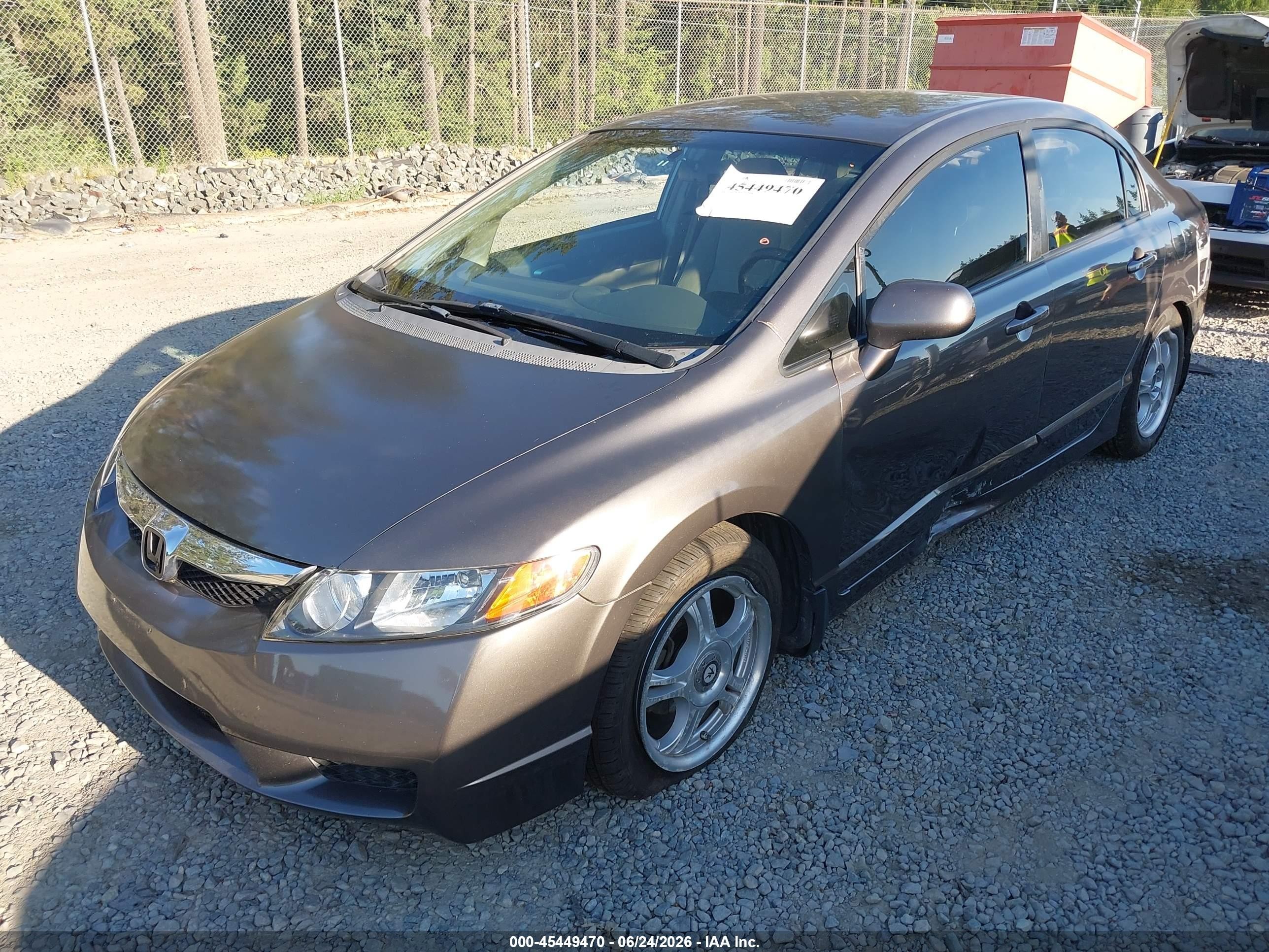 2010 Honda Civic Lx Gray vin: 19XFA1F56AE015837