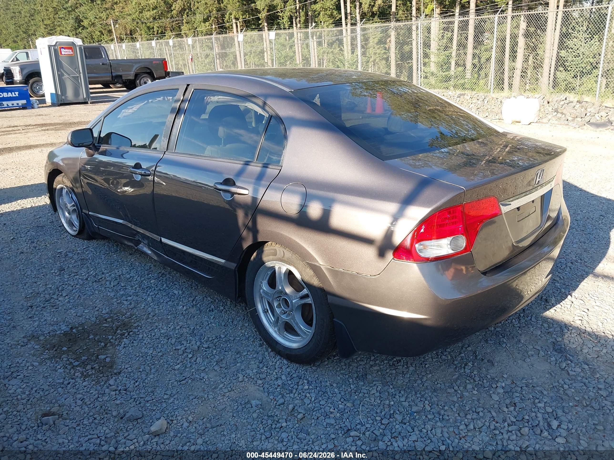 2010 Honda Civic Lx Gray vin: 19XFA1F56AE015837