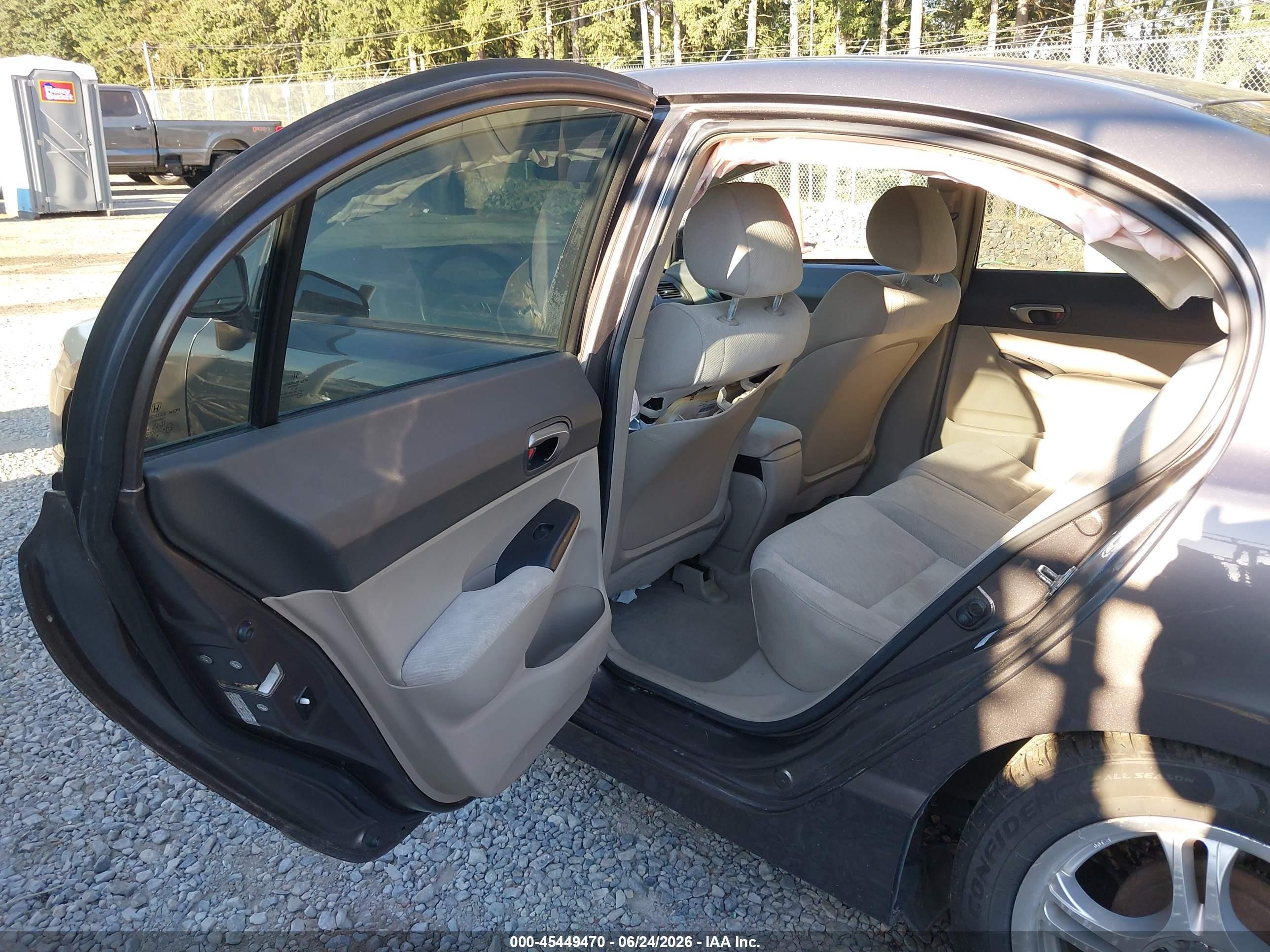 2010 Honda Civic Lx Gray vin: 19XFA1F56AE015837