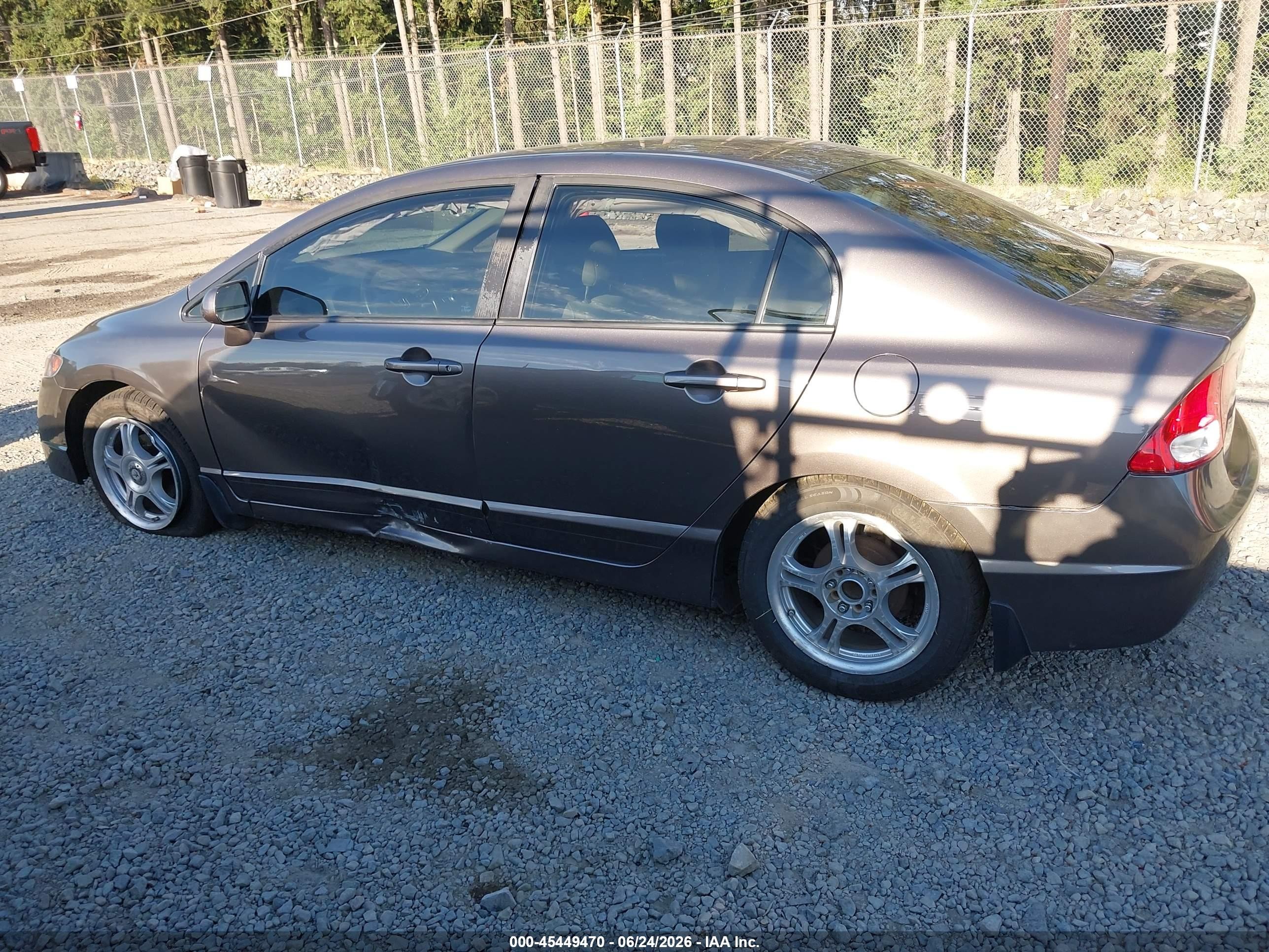 2010 Honda Civic Lx Gray vin: 19XFA1F56AE015837