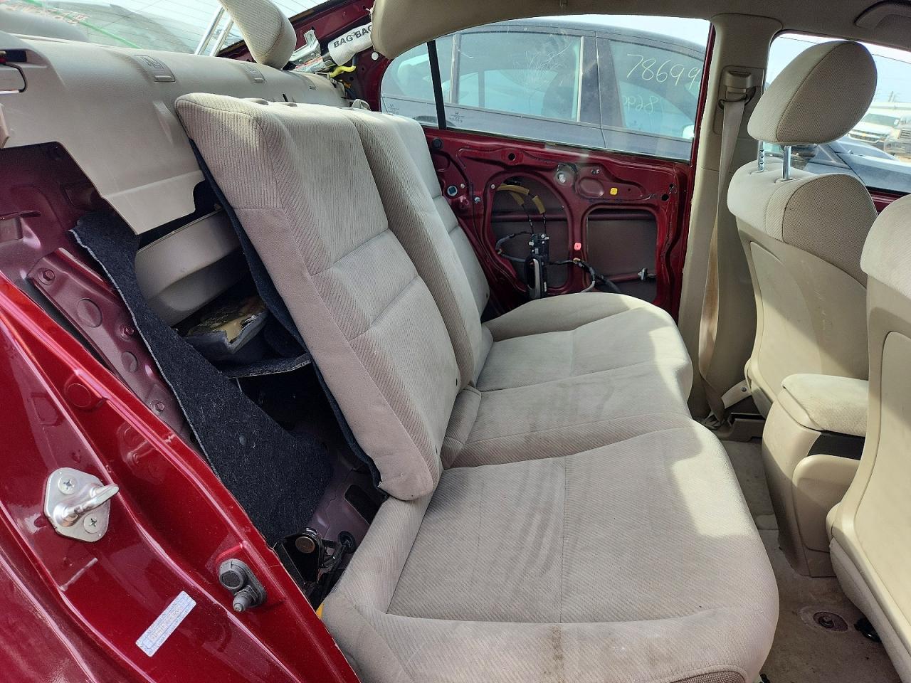 2010 Honda Civic Lx Burgundy vin: 19XFA1F56AE020617