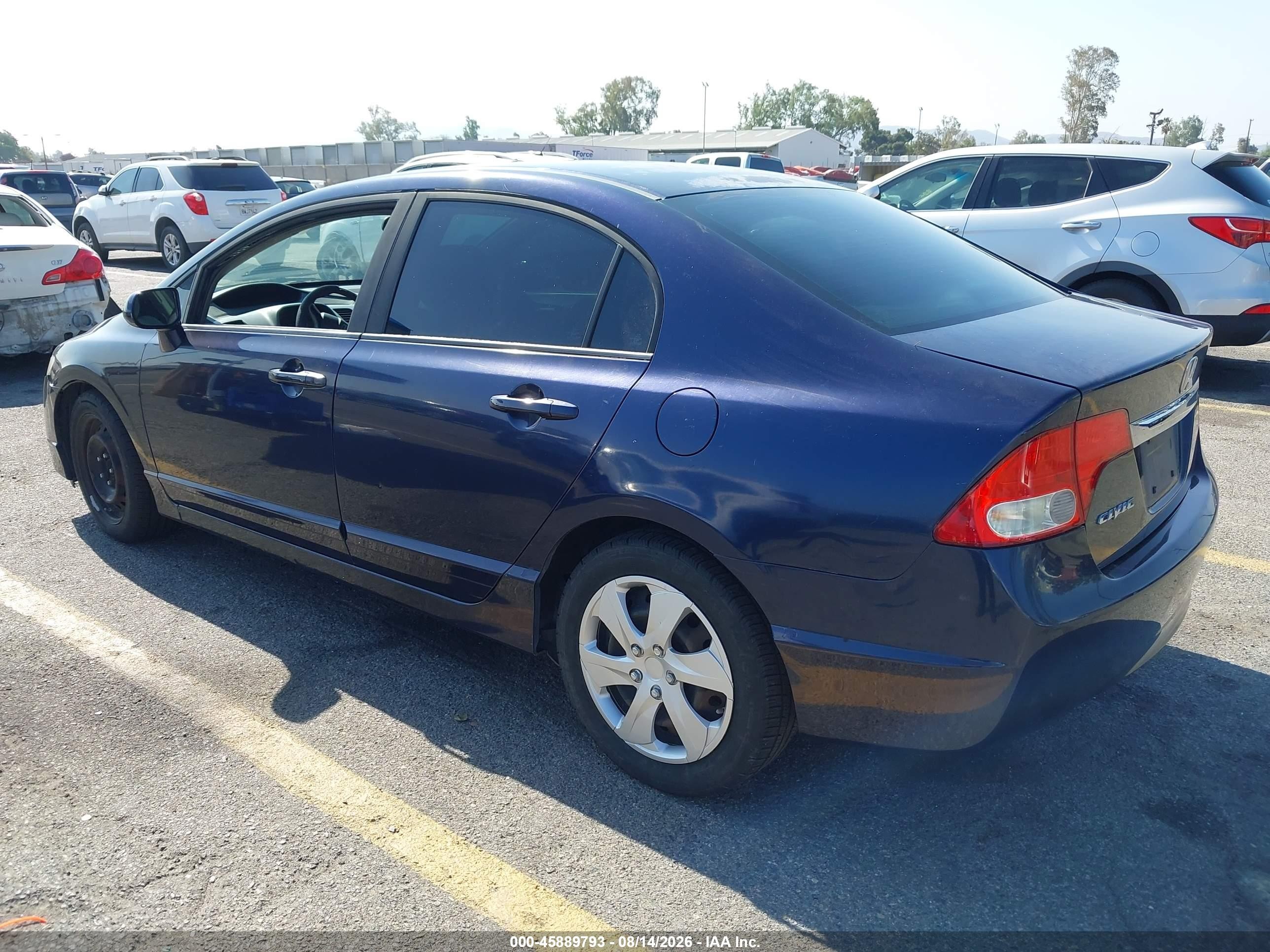 2010 Honda Civic Lx Синий vin: 19XFA1F56AE026594