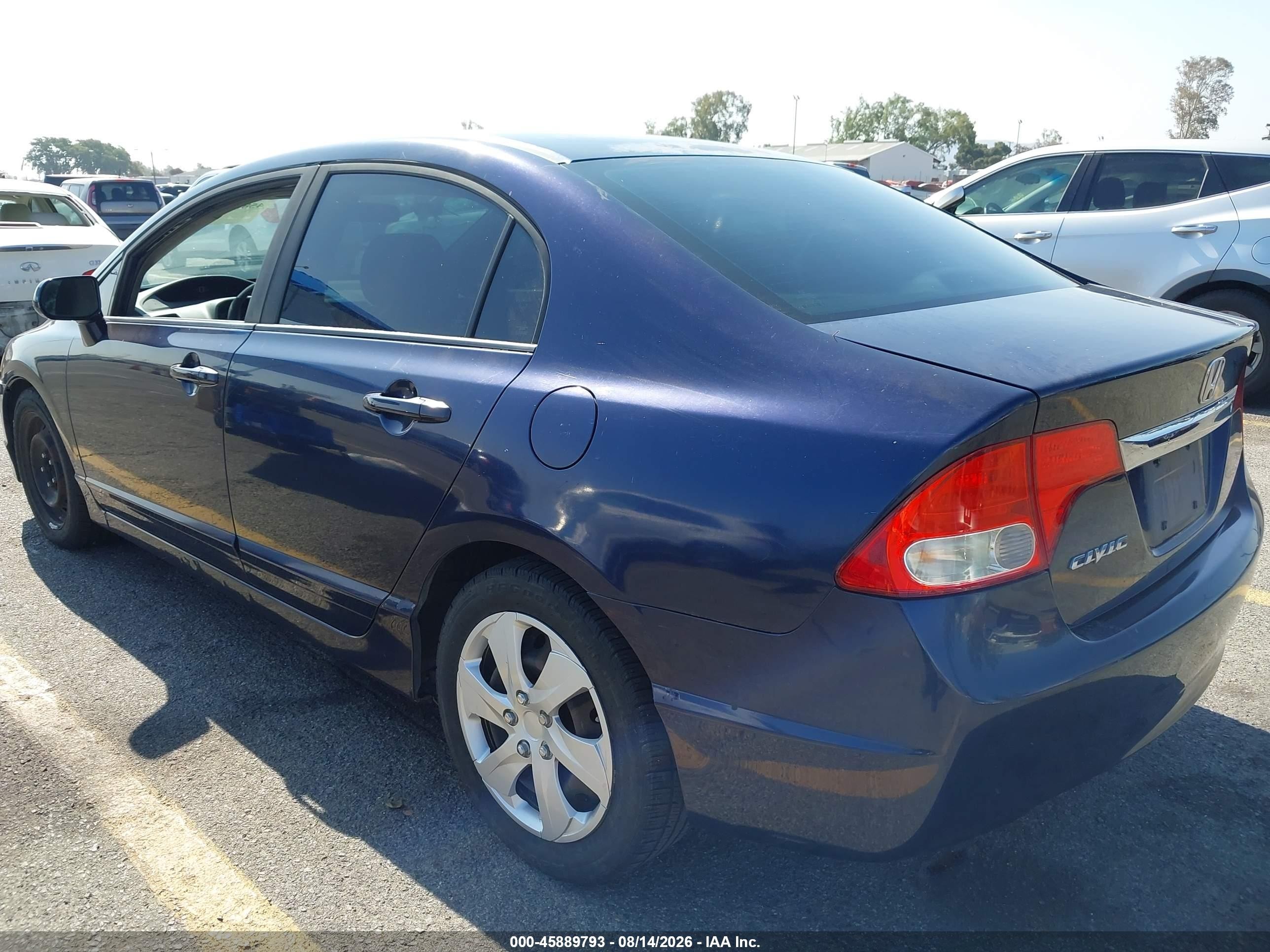 2010 Honda Civic Lx Синий vin: 19XFA1F56AE026594