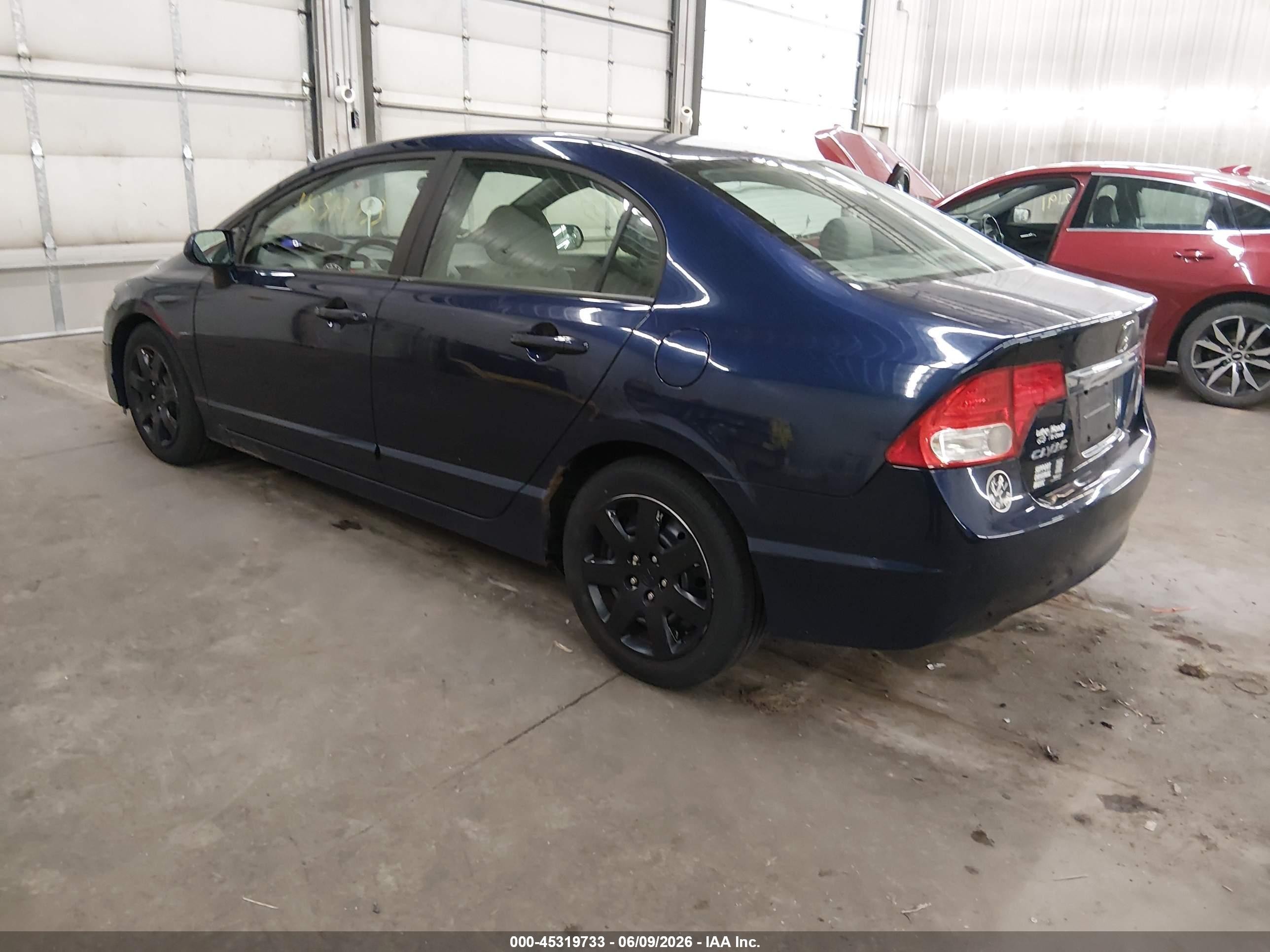 2010 Honda Civic Lx Blue vin: 19XFA1F56AE029804