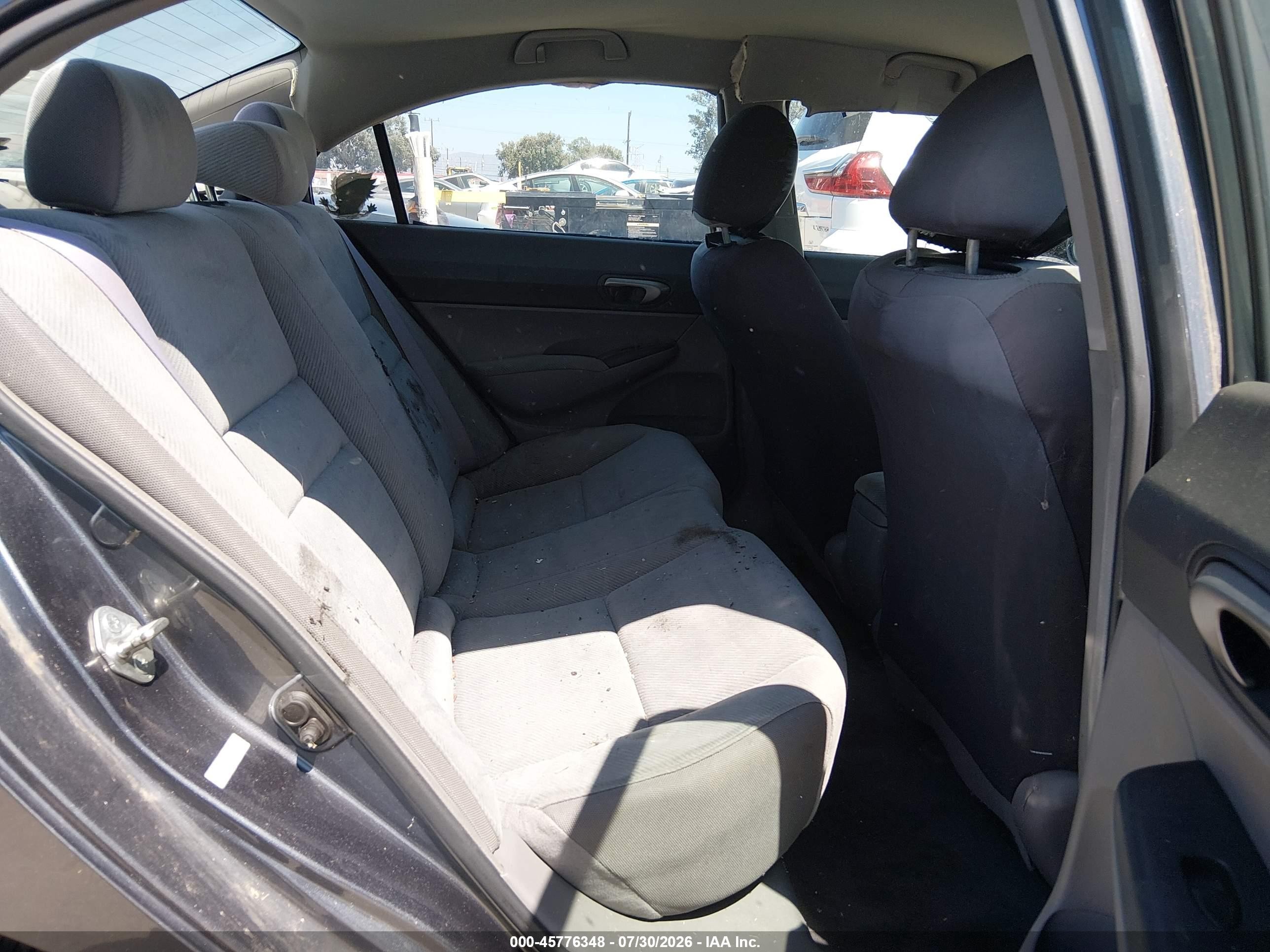 2010 Honda Civic Lx Gray vin: 19XFA1F56AE037479