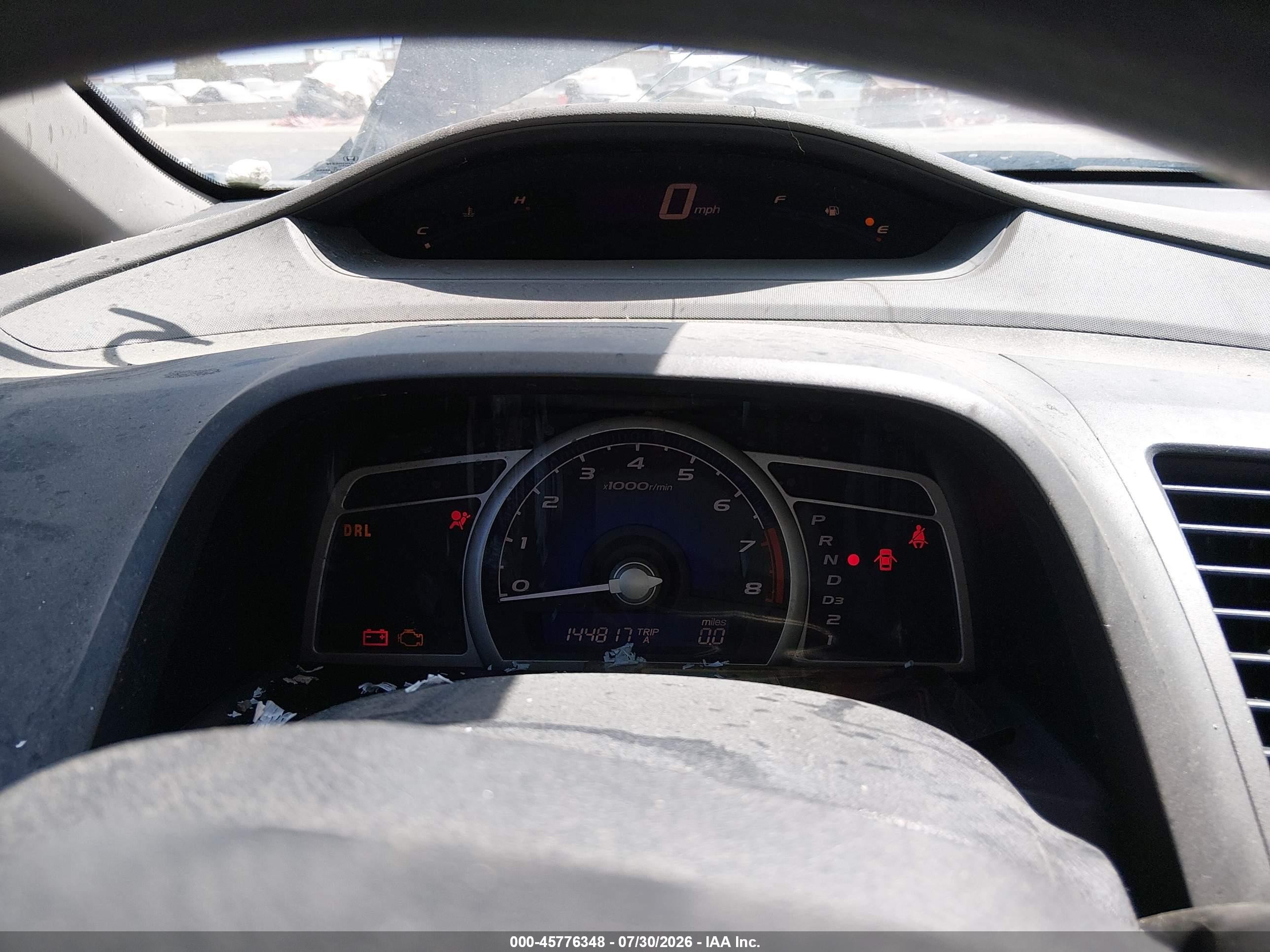 2010 Honda Civic Lx Gray vin: 19XFA1F56AE037479