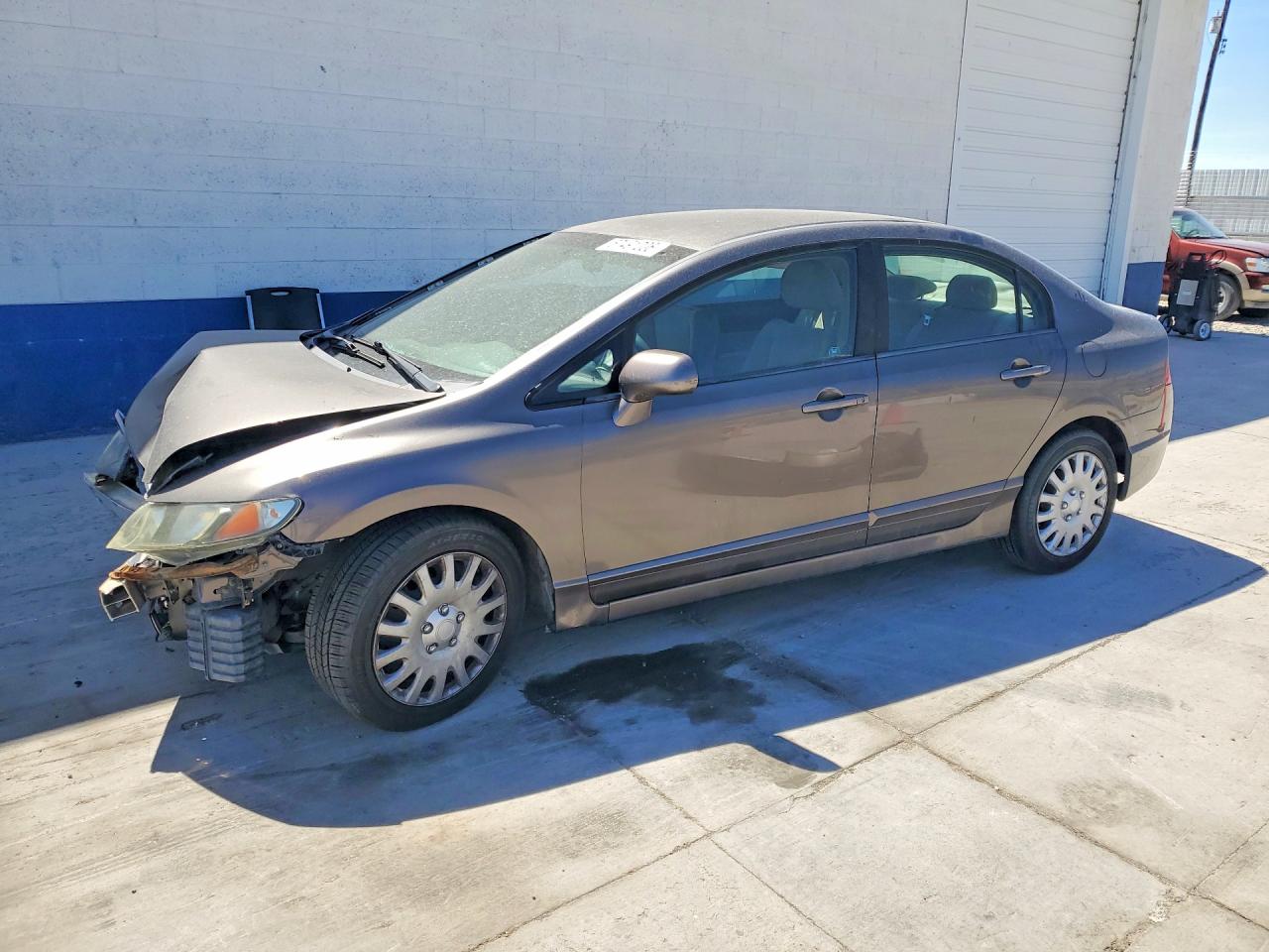 2010 Honda Civic Lx Gray vin: 19XFA1F56AE063466