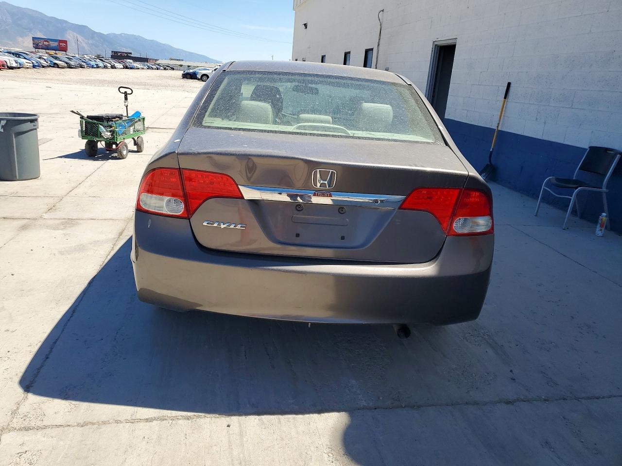 2010 Honda Civic Lx Gray vin: 19XFA1F56AE063466