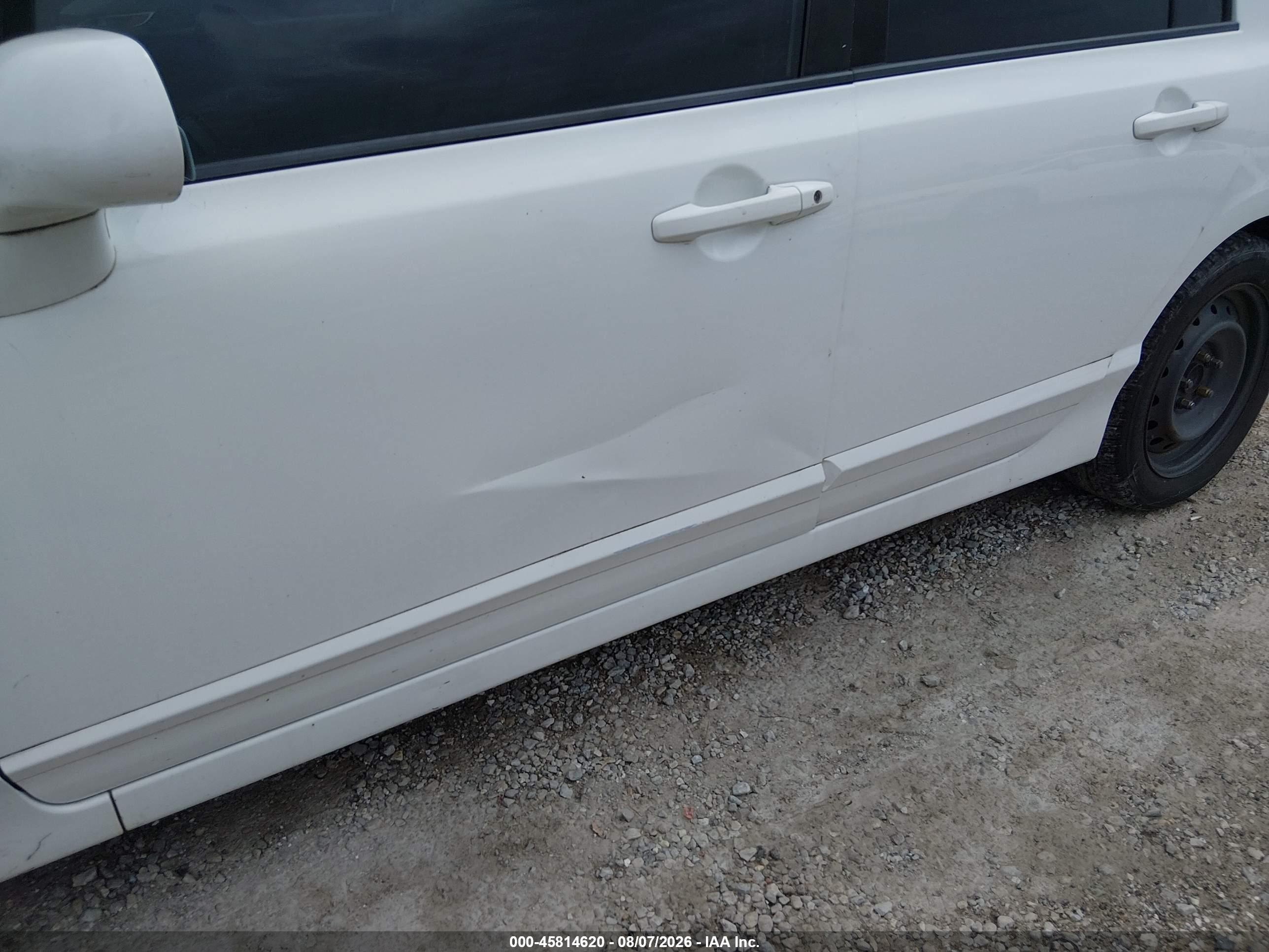 2010 Honda Civic Lx White vin: 19XFA1F56AE066853