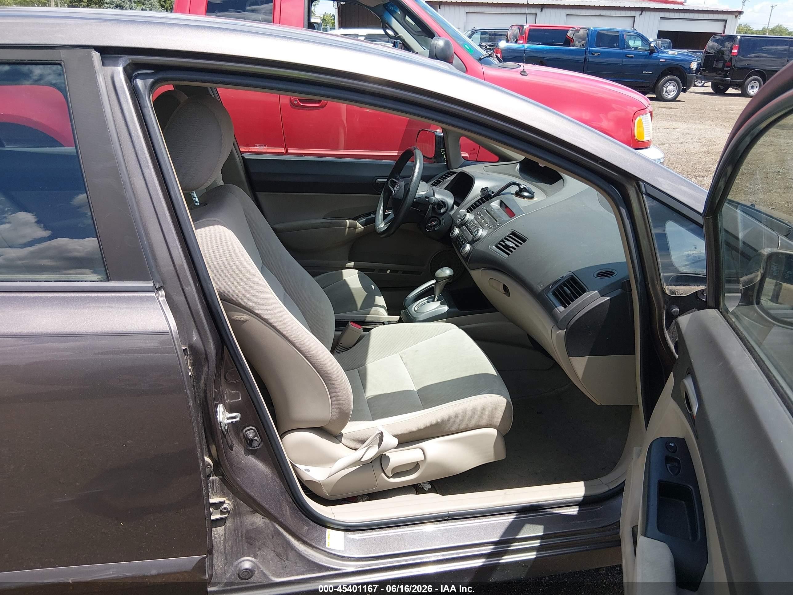 2011 Honda Civic Lx Gray vin: 19XFA1F56BE016827