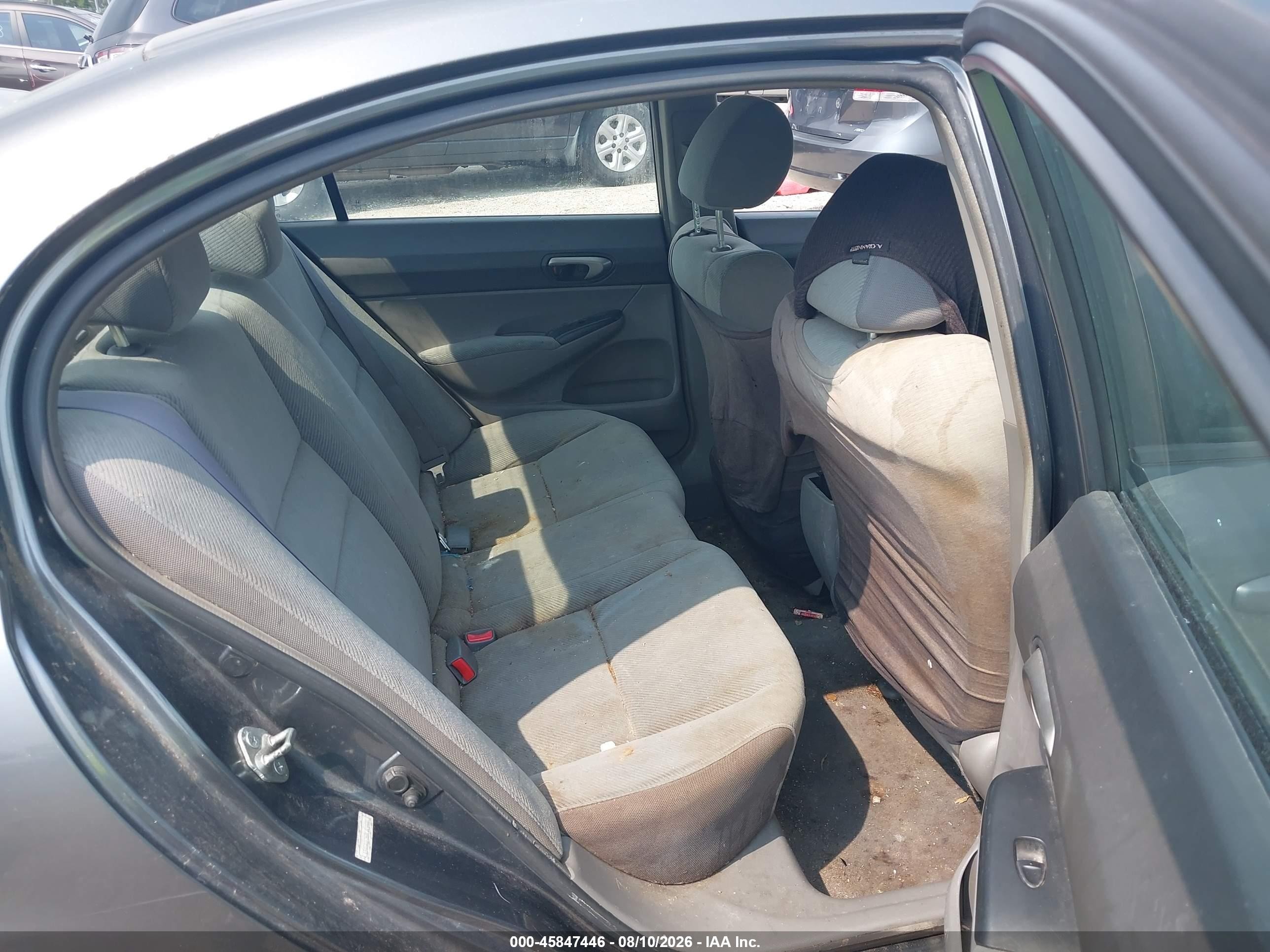 2011 Honda Civic Lx Gray vin: 19XFA1F56BE024488