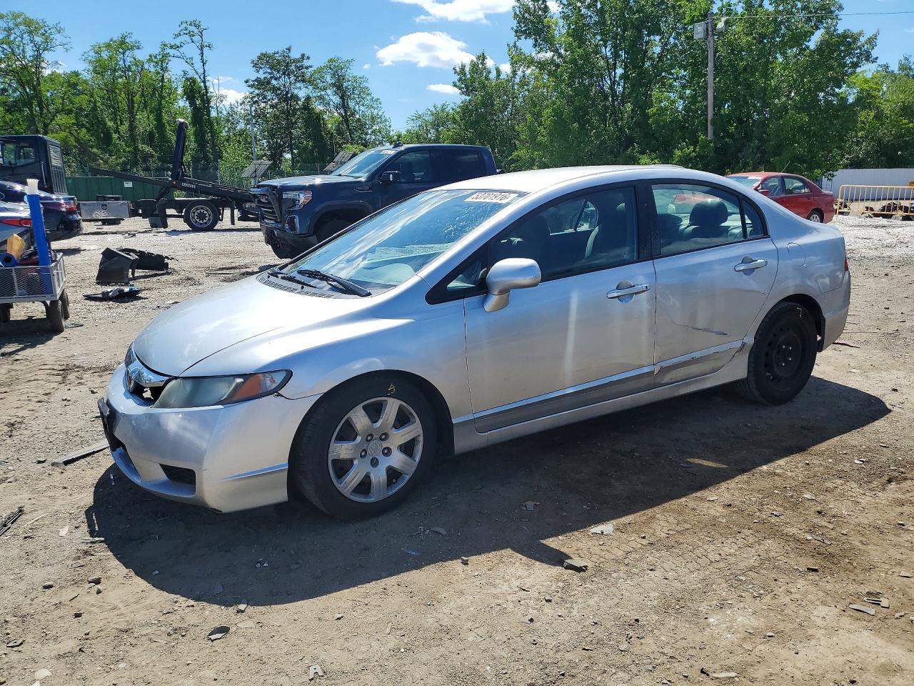 2011 Honda Civic Lx Серебряный vin: 19XFA1F56BE025527