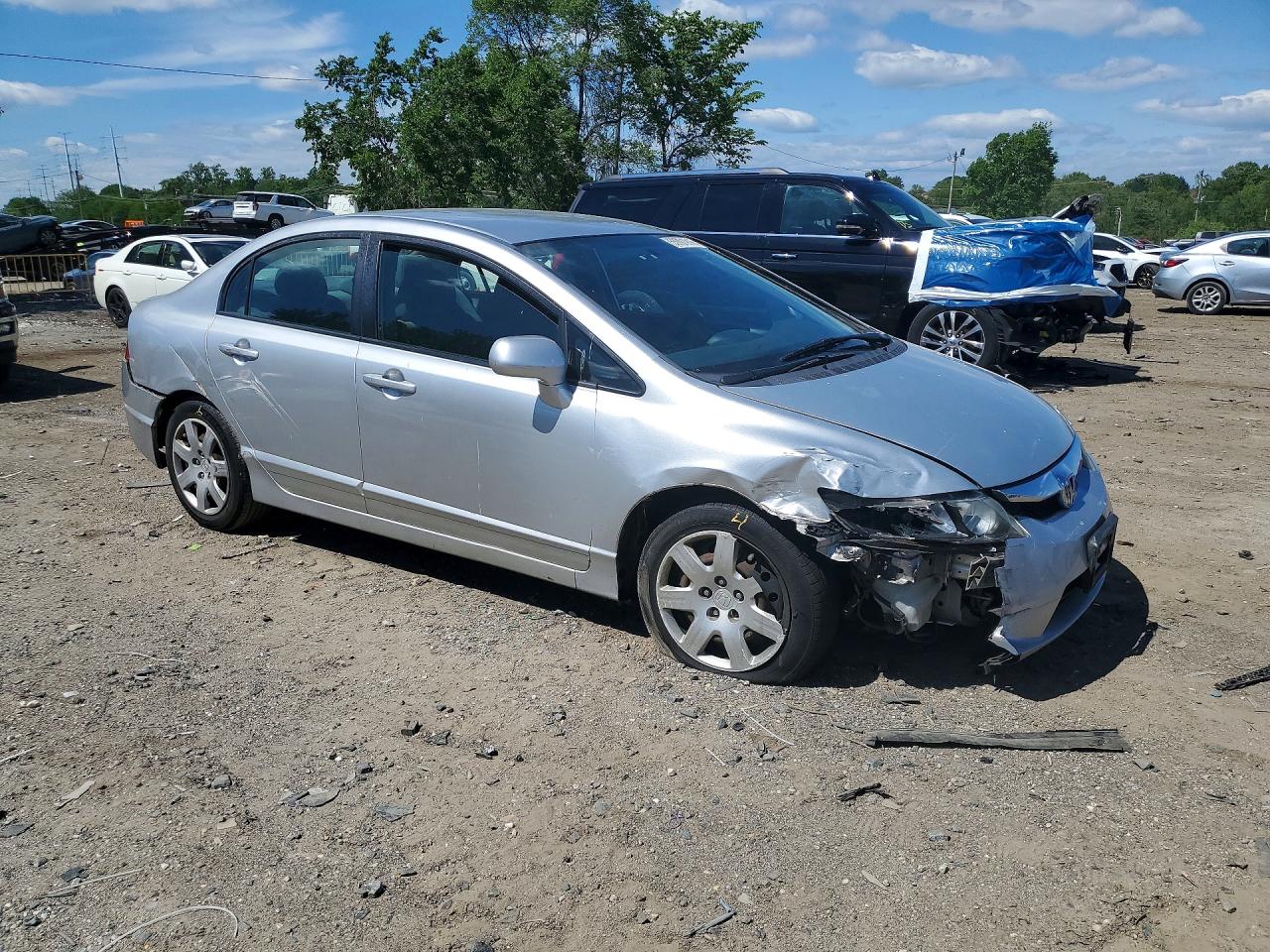 2011 Honda Civic Lx Серебряный vin: 19XFA1F56BE025527