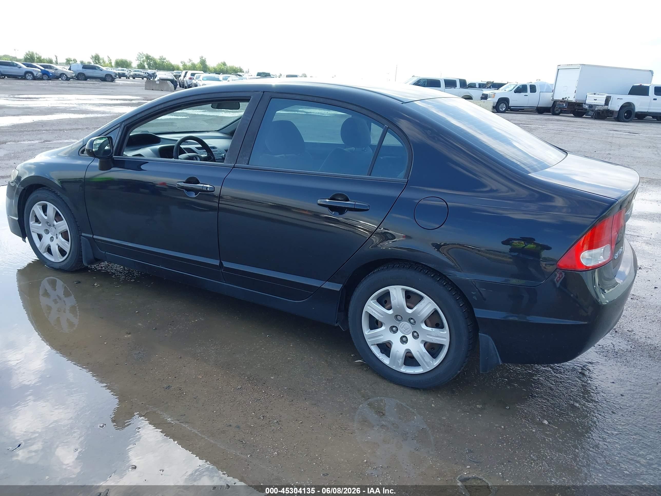 2011 Honda Civic Lx Black vin: 19XFA1F56BE043428
