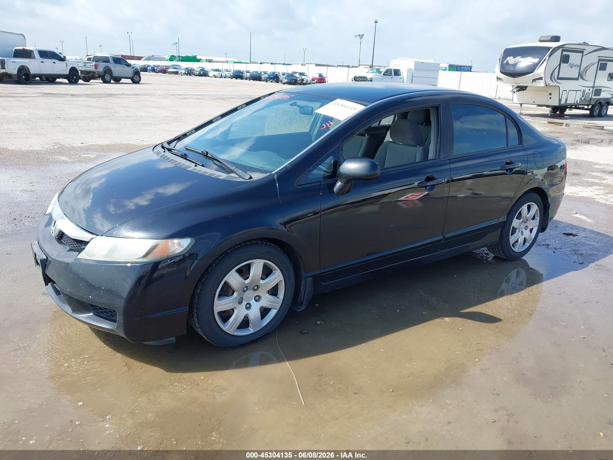 2011 Honda Civic Lx Black vin: 19XFA1F56BE043428