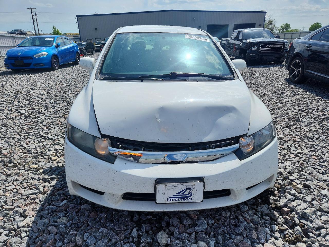 2010 Honda Civic Lx Белый vin: 19XFA1F57AE040438