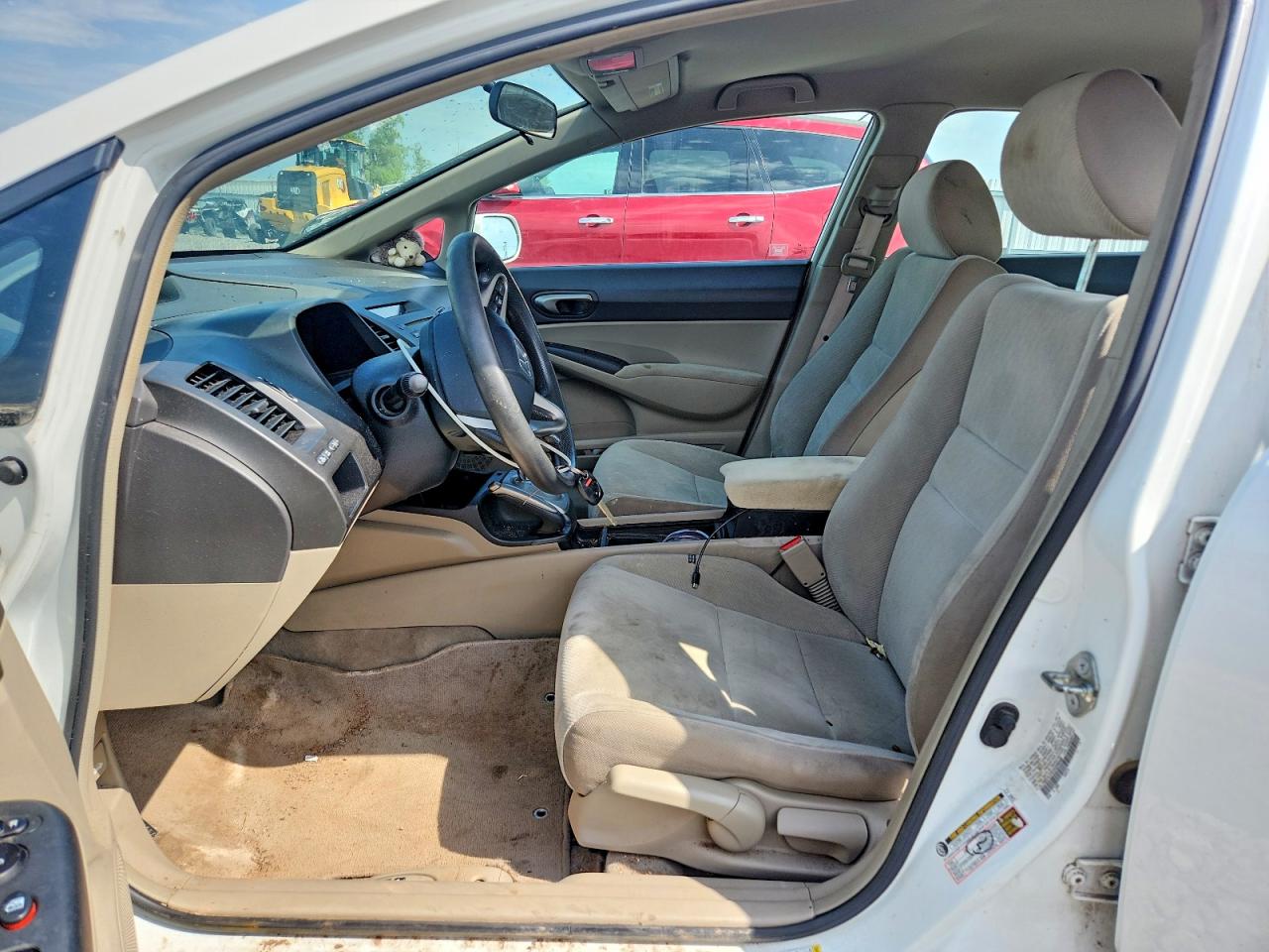 2010 Honda Civic Lx Белый vin: 19XFA1F57AE040438