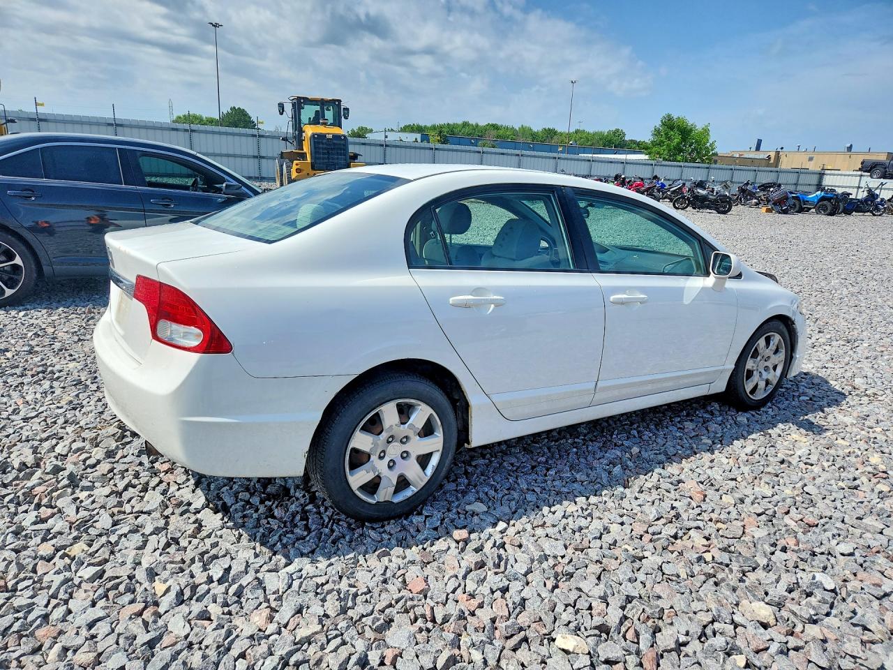 2010 Honda Civic Lx Белый vin: 19XFA1F57AE040438