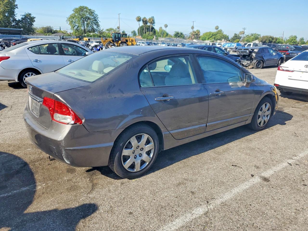 2010 Honda Civic Lx Серый vin: 19XFA1F57AE056591