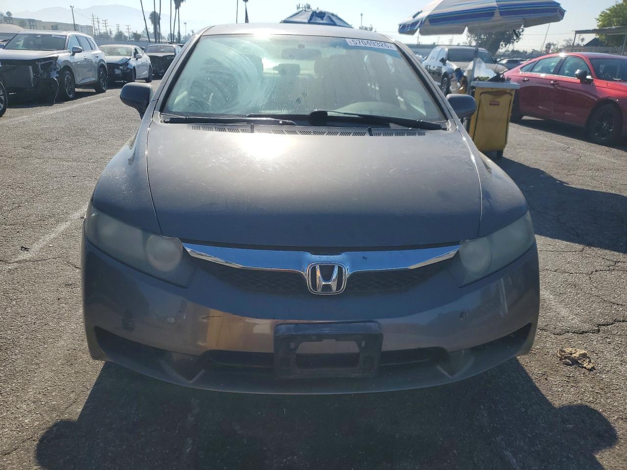 2010 Honda Civic Lx Серый vin: 19XFA1F57AE056591