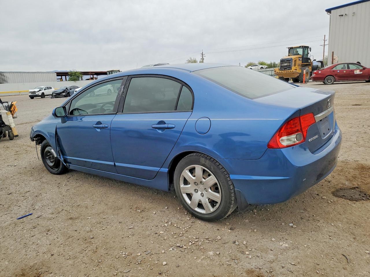 2010 Honda Civic Lx Blue vin: 19XFA1F57AE057546