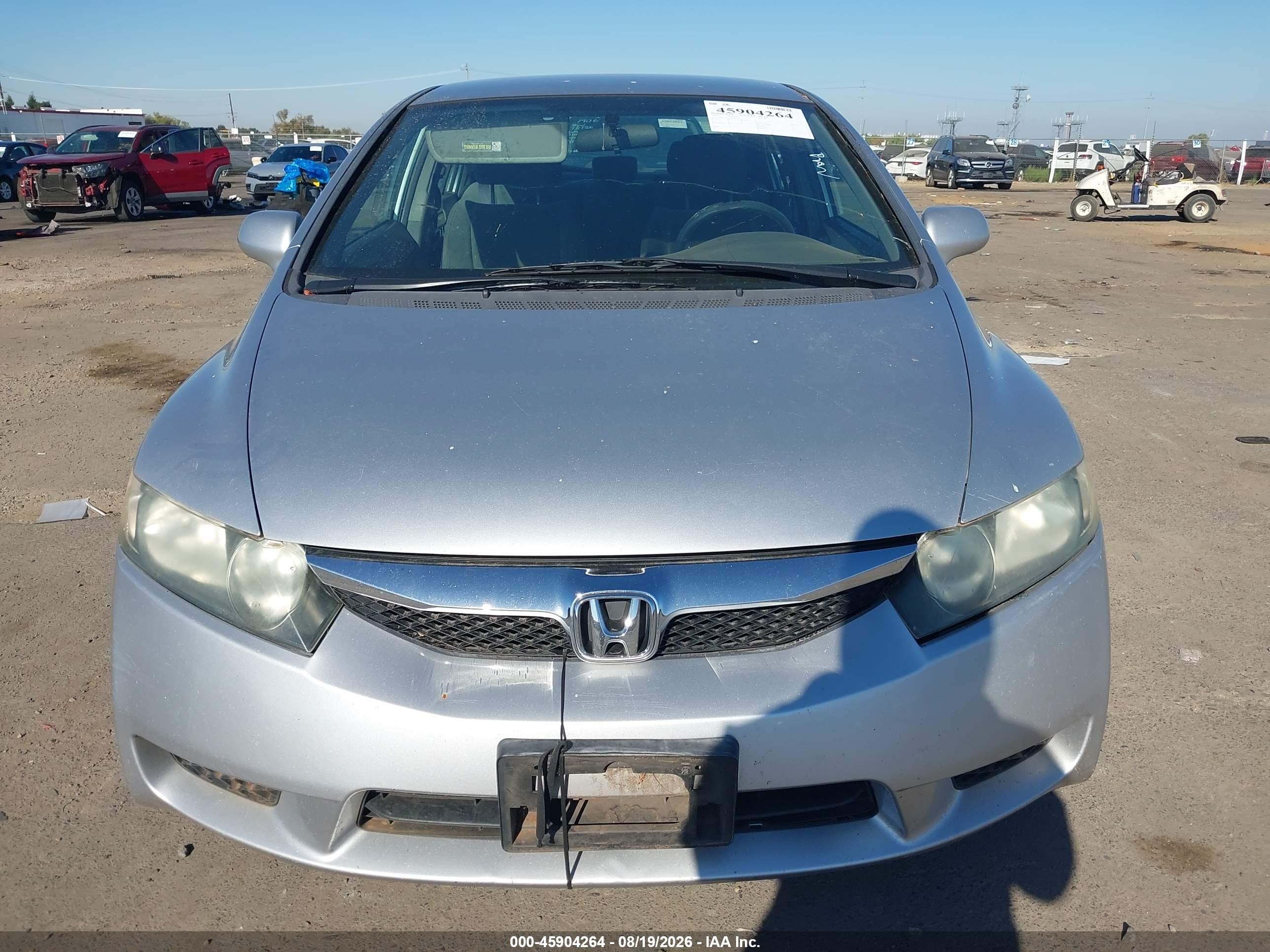 2010 Honda Civic Lx Gray vin: 19XFA1F57AE068594