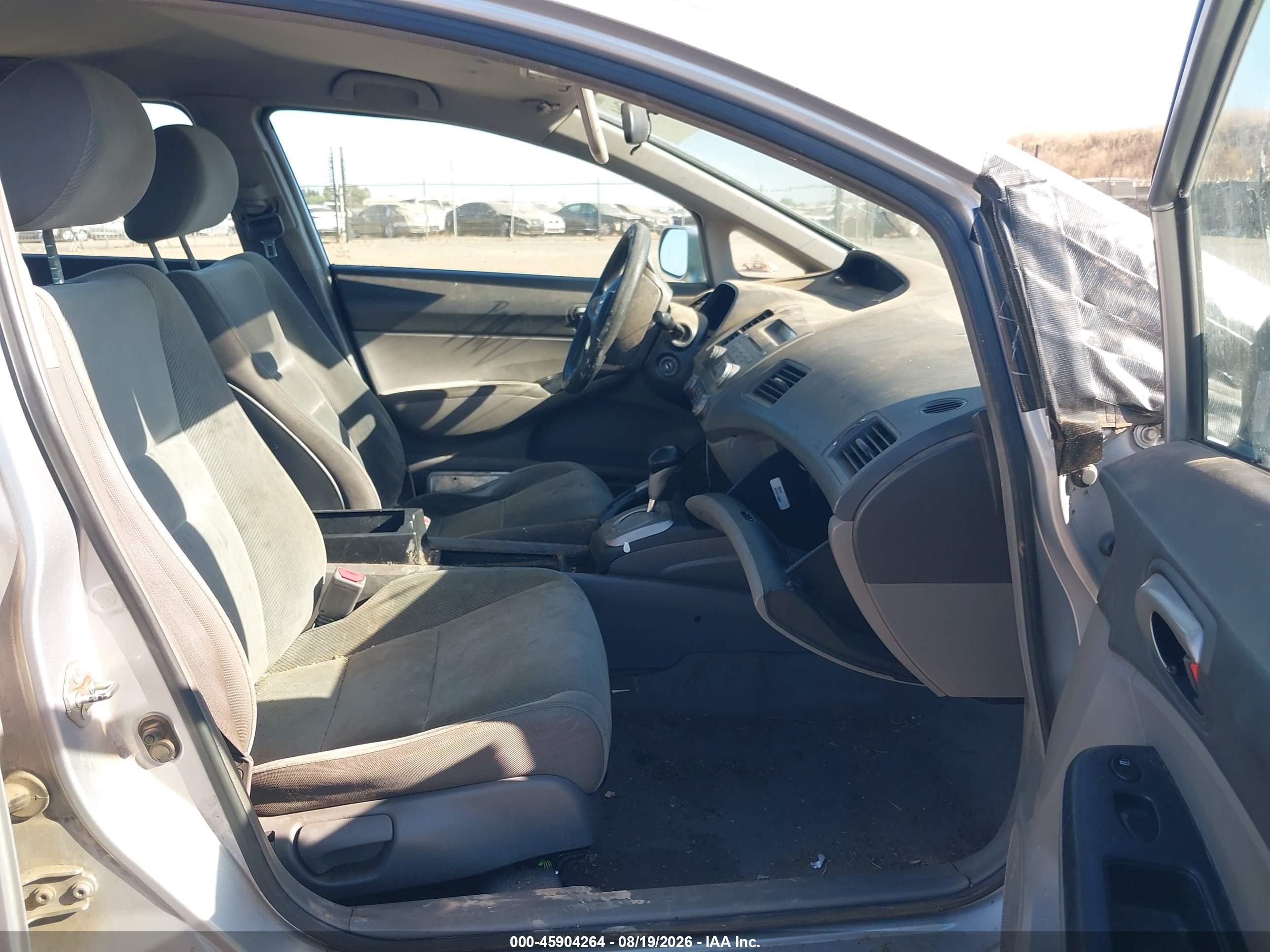 2010 Honda Civic Lx Gray vin: 19XFA1F57AE068594