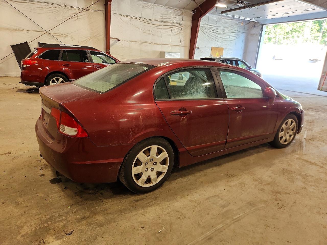 2010 Honda Civic Lx Темно-бордовый vin: 19XFA1F57AE077344