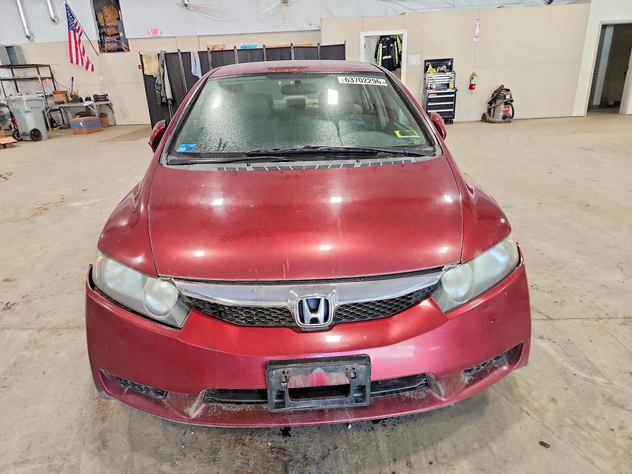 2010 Honda Civic Lx Темно-бордовый vin: 19XFA1F57AE077344