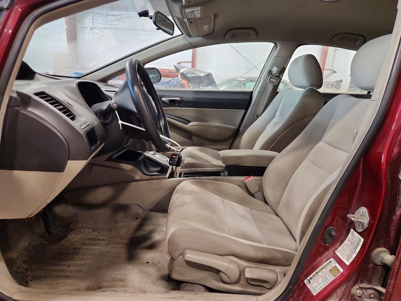 2010 Honda Civic Lx Темно-бордовый vin: 19XFA1F57AE077344