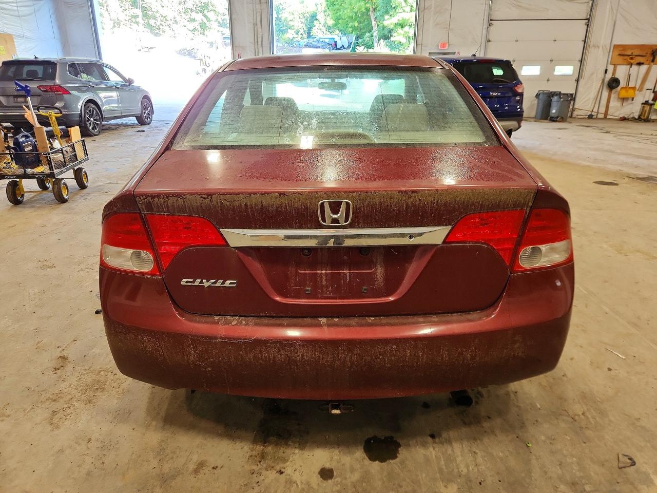 2010 Honda Civic Lx Темно-бордовый vin: 19XFA1F57AE077344