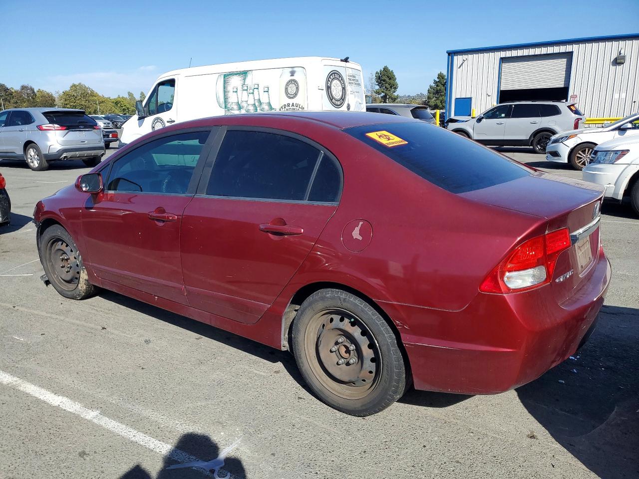 2010 Honda Civic Lx Темно-бордовый vin: 19XFA1F57AE077361