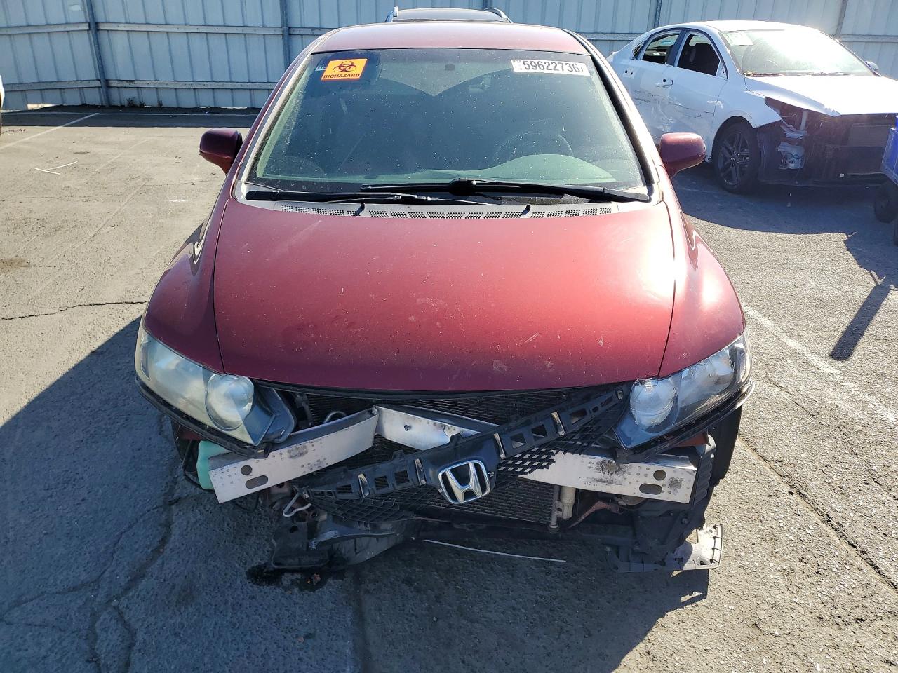 2010 Honda Civic Lx Темно-бордовый vin: 19XFA1F57AE077361