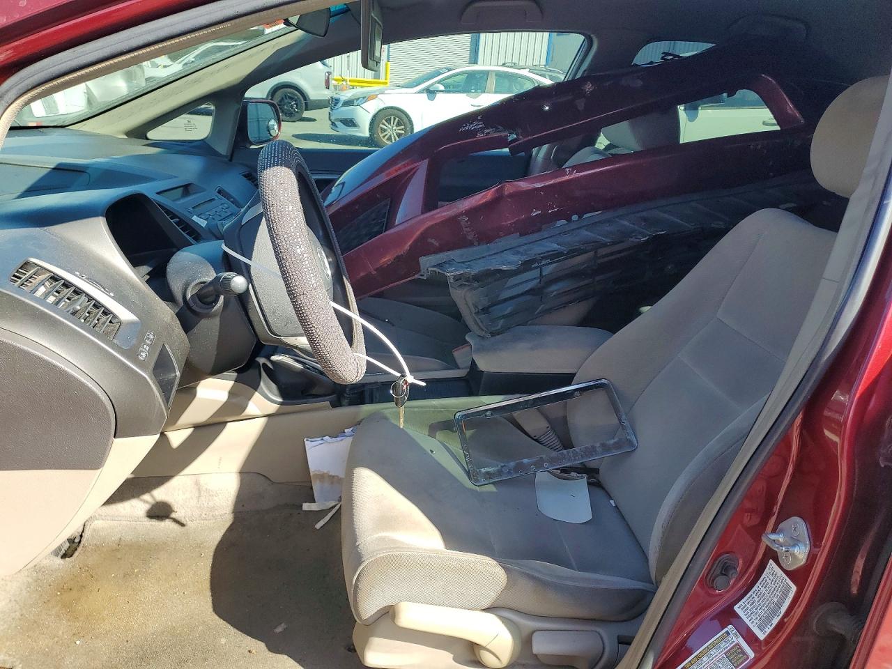2010 Honda Civic Lx Темно-бордовый vin: 19XFA1F57AE077361