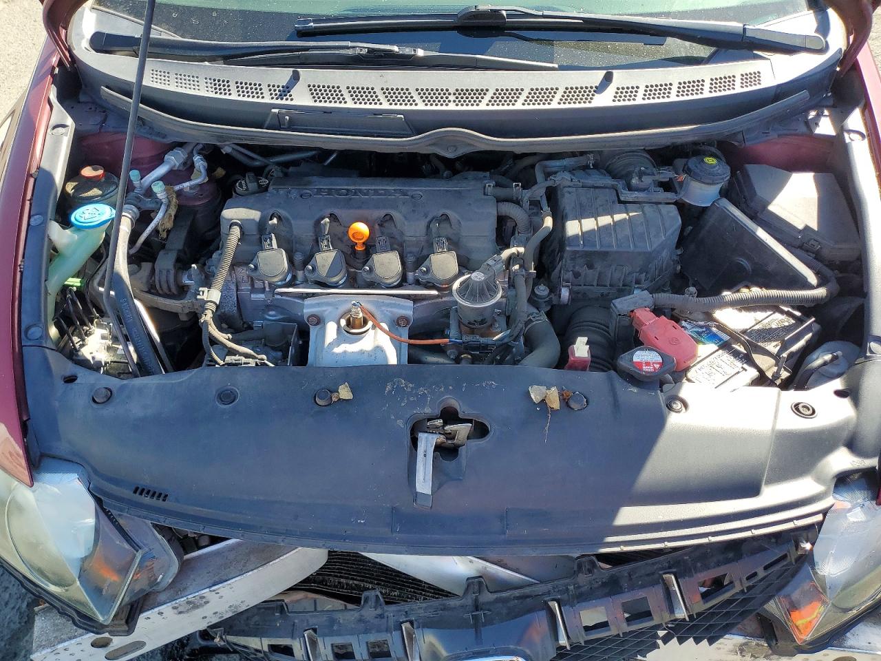 2010 Honda Civic Lx Темно-бордовый vin: 19XFA1F57AE077361