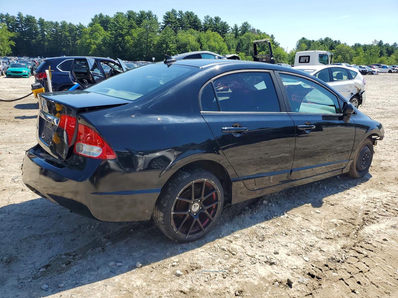 2010 Honda Civic Lx Black vin: 19XFA1F57AE087372