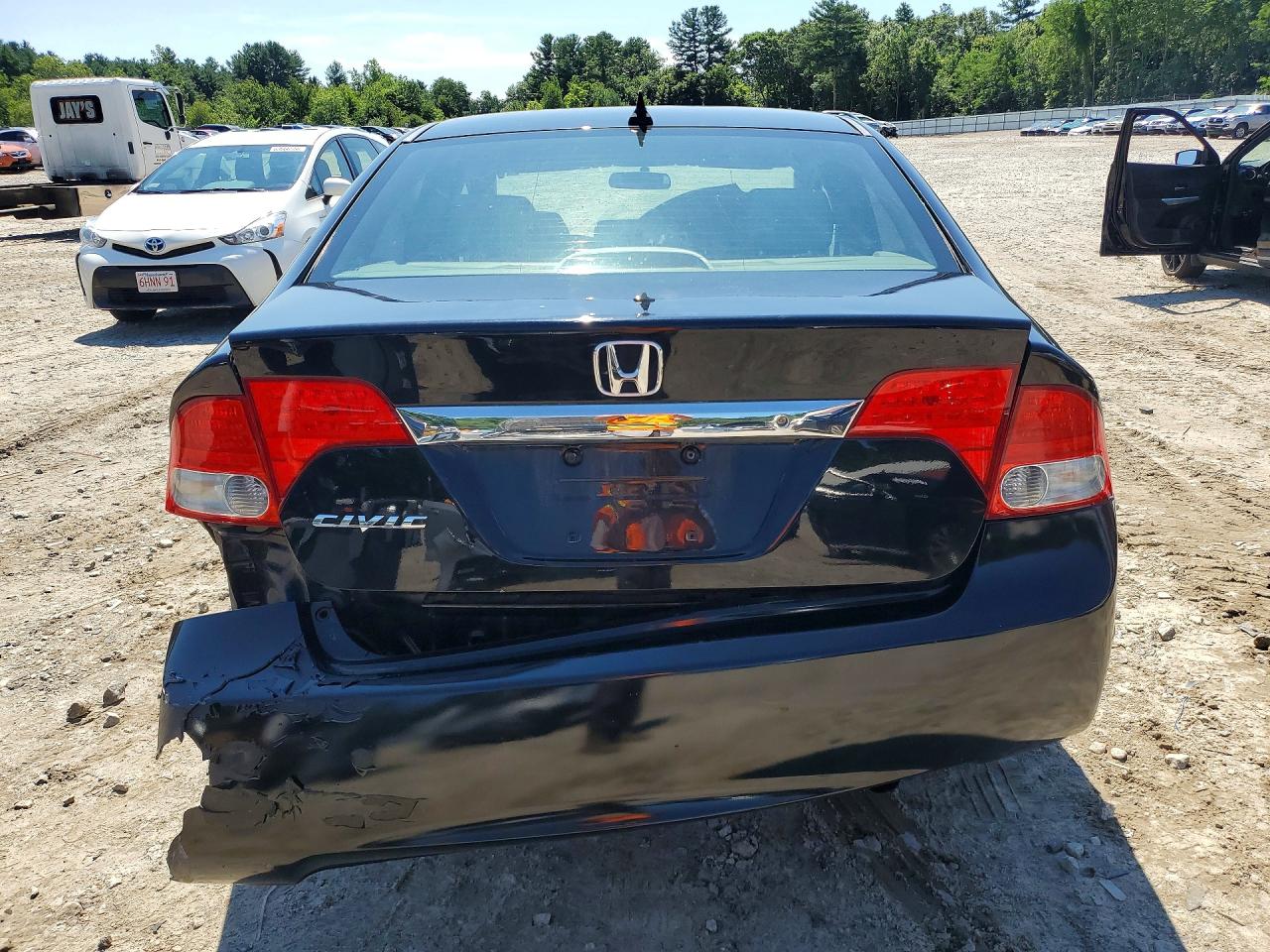 2010 Honda Civic Lx Black vin: 19XFA1F57AE087372