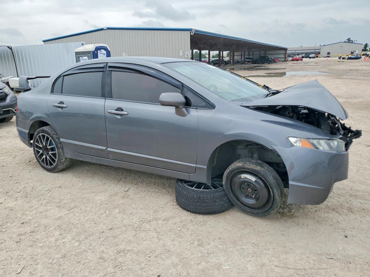 2011 Honda Civic Lx Gray vin: 19XFA1F57BE027917