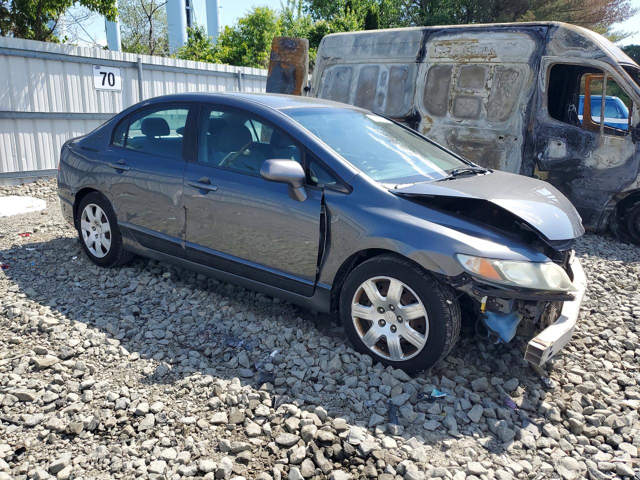 2011 Honda Civic Lx Gray vin: 19XFA1F57BE031532