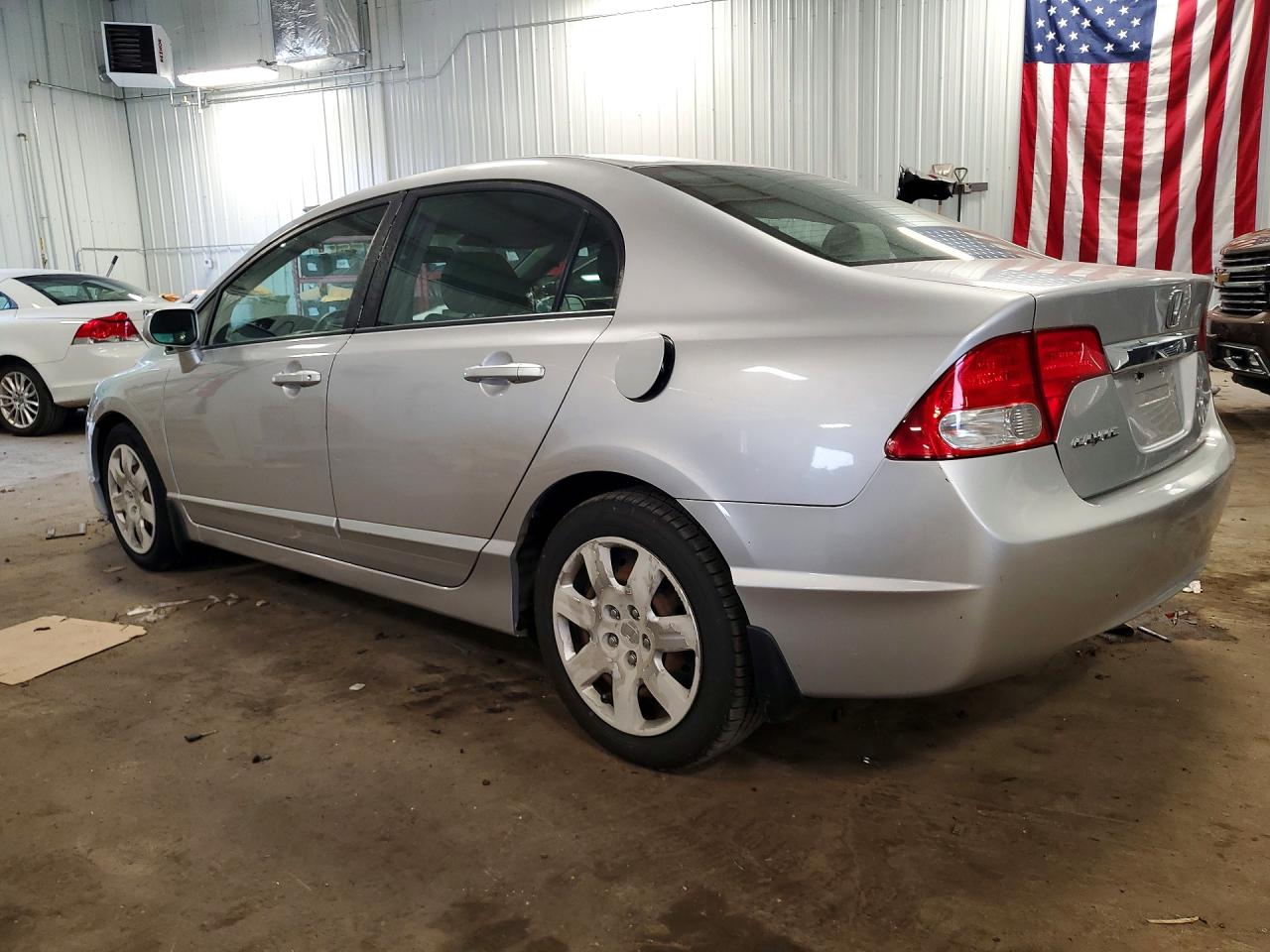 2011 Honda Civic Lx Silver vin: 19XFA1F57BE040747