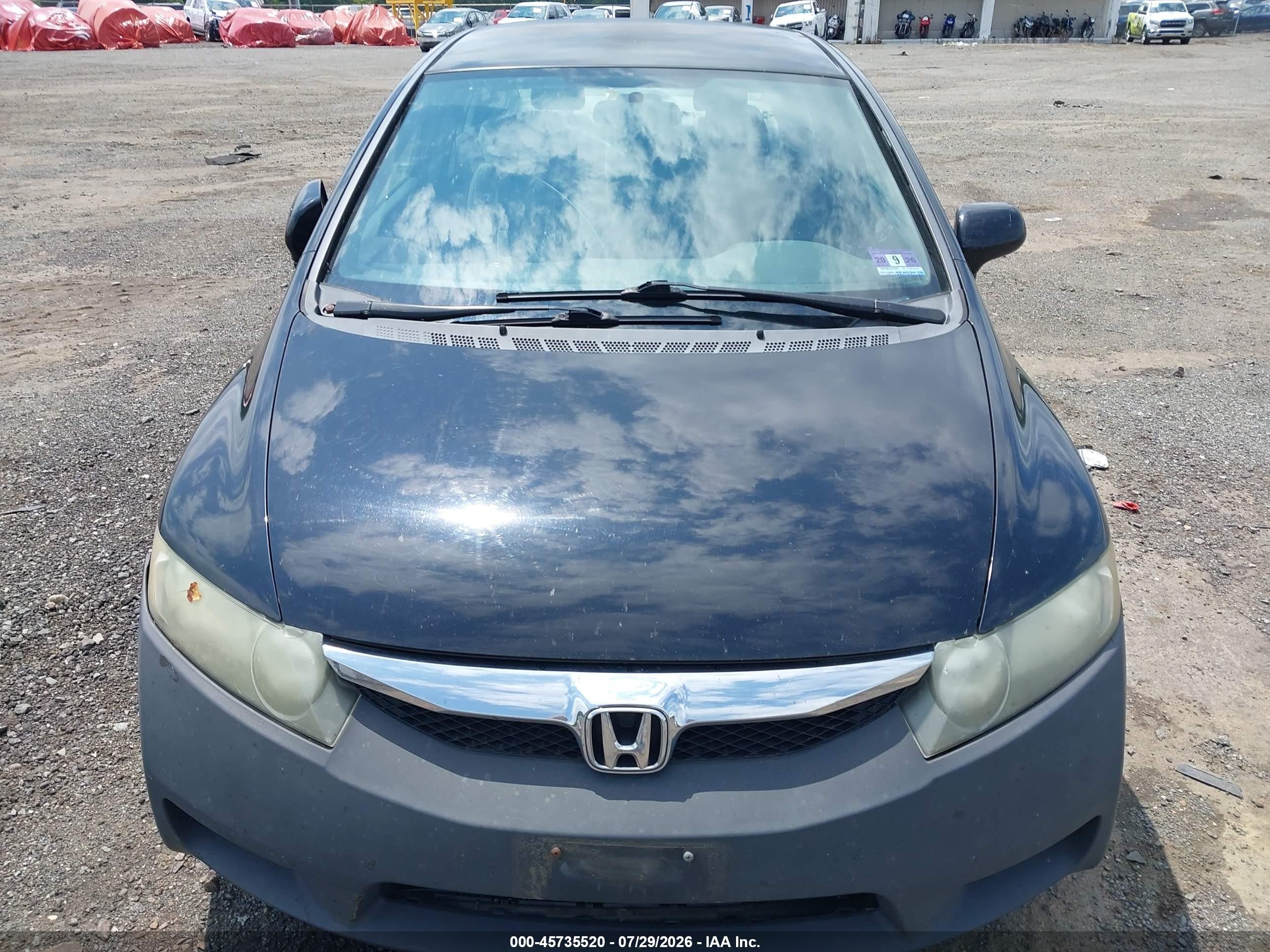 2011 Honda Civic Lx Black vin: 19XFA1F57BE050131