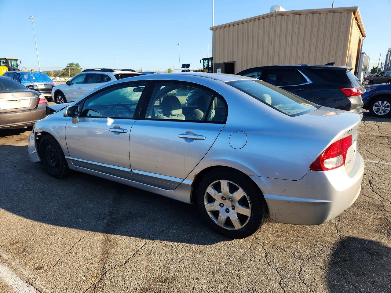 2010 Honda Civic Lx Silver vin: 19XFA1F58AE008209