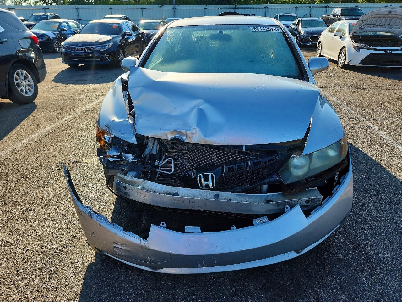 2010 Honda Civic Lx Silver vin: 19XFA1F58AE008209
