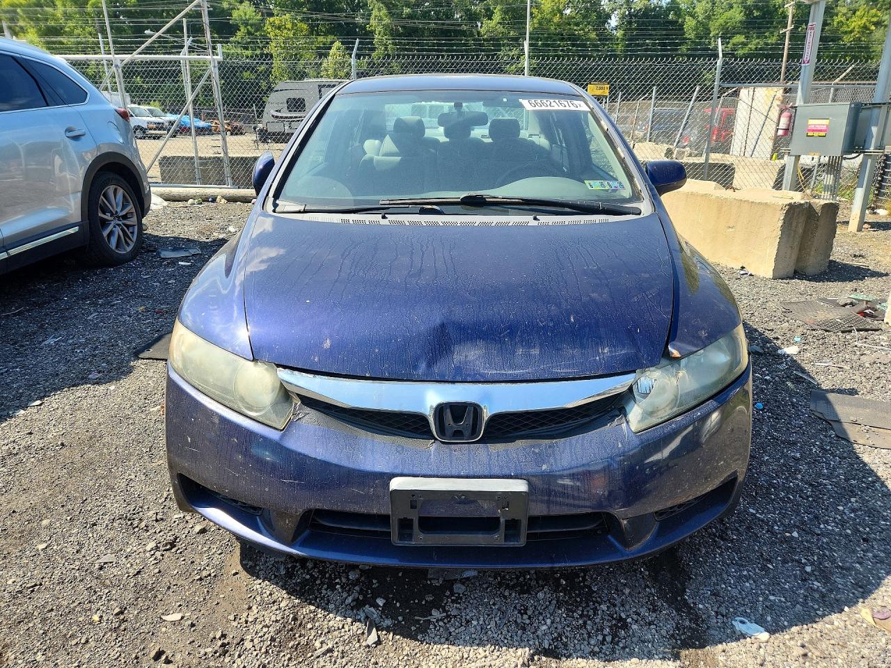 2010 Honda Civic Lx Blue vin: 19XFA1F58AE010915