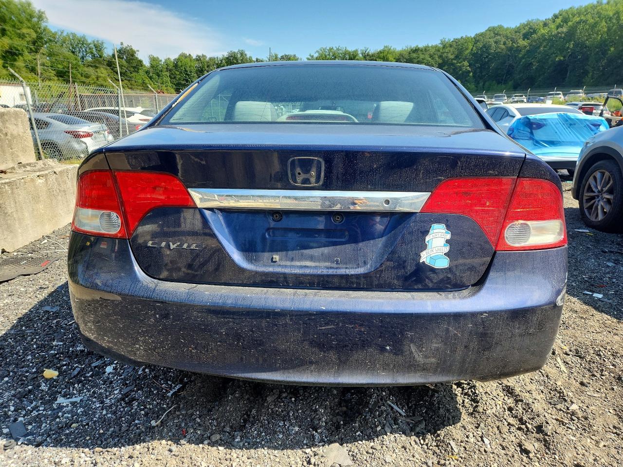 2010 Honda Civic Lx Blue vin: 19XFA1F58AE010915