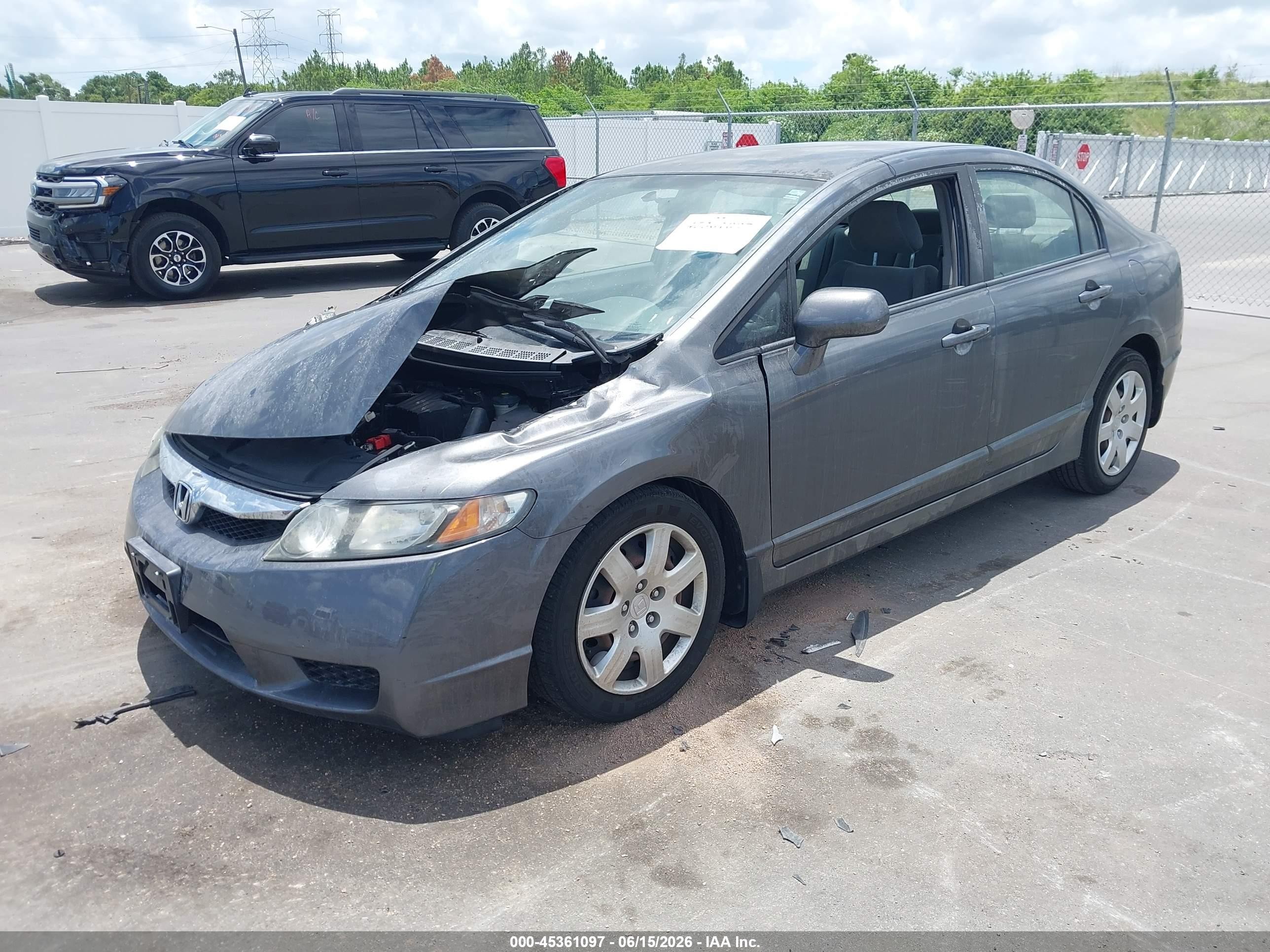 2010 Honda Civic Lx Gray vin: 19XFA1F58AE016603