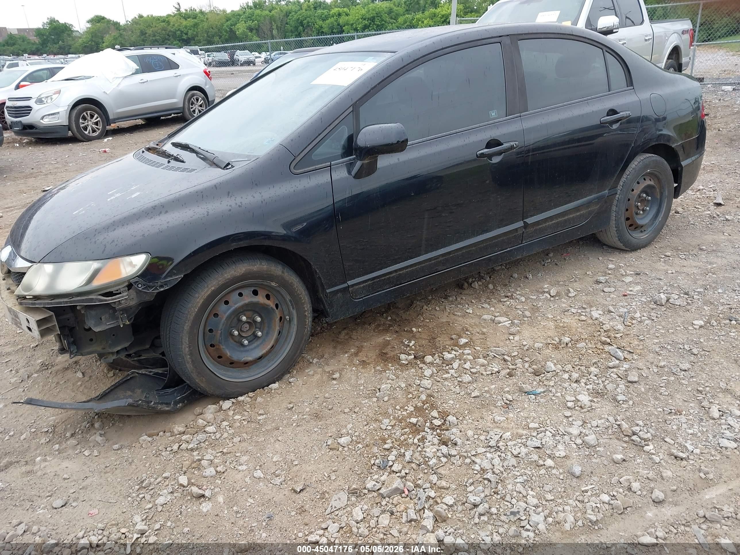 2010 Honda Civic Lx Черный vin: 19XFA1F58AE016696