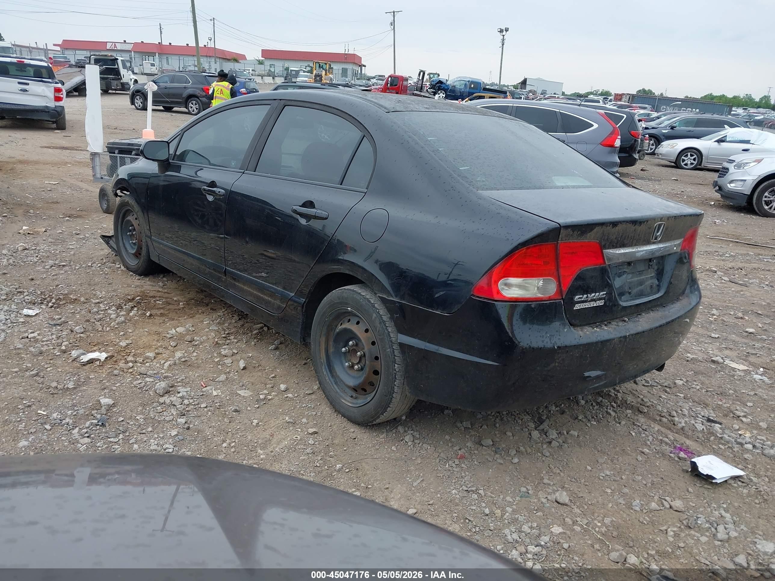 2010 Honda Civic Lx Черный vin: 19XFA1F58AE016696